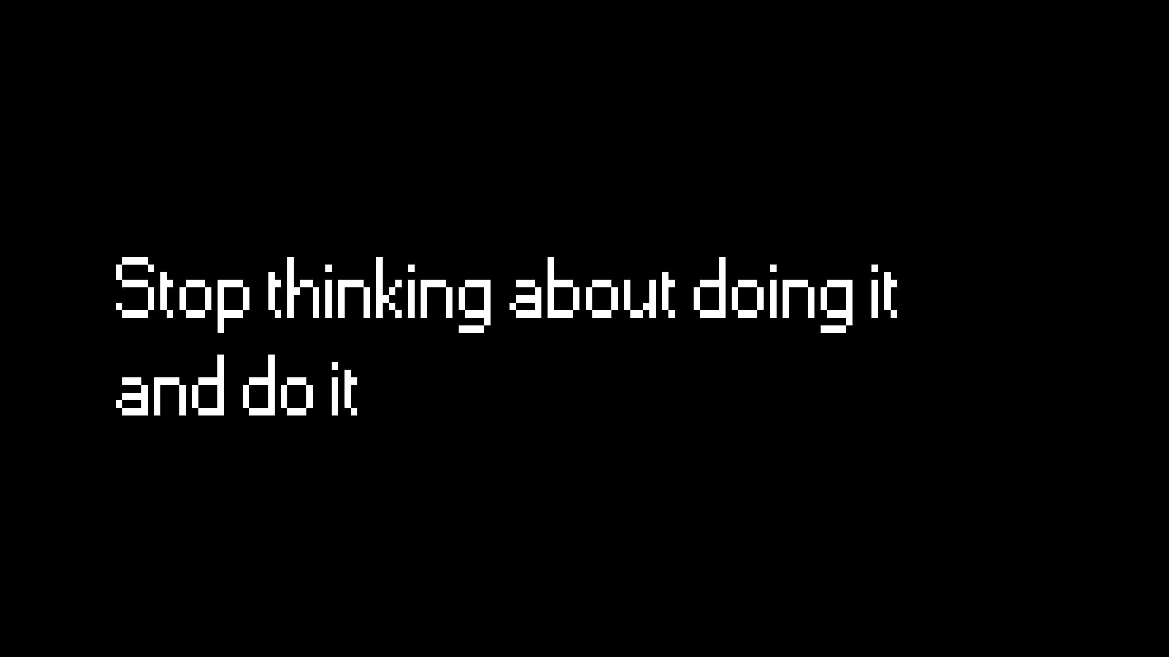 3840x2160 black, Motivational Wallpaper HD / Desktop and Mobile Background