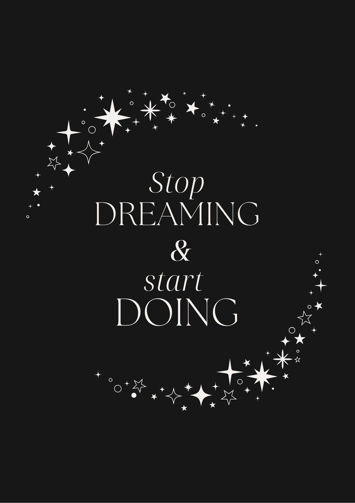 1131x1600 Motivational Wallpaper Black One Word Quotes Page Free Custom Printable Inspirational Poster Templates Canva