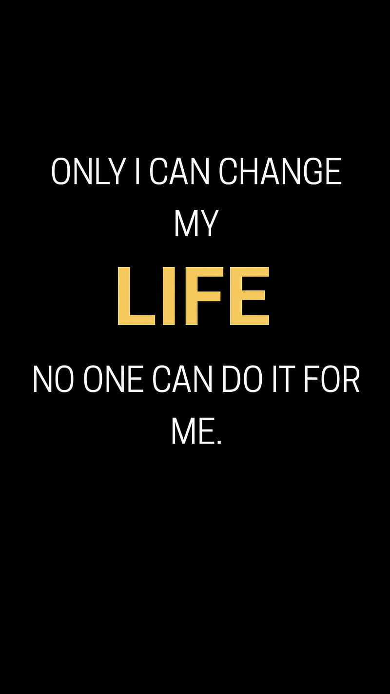 800x1422 Motivational quote, black, black background, life, lifestyle, love, motivation, HD phone wallpaper