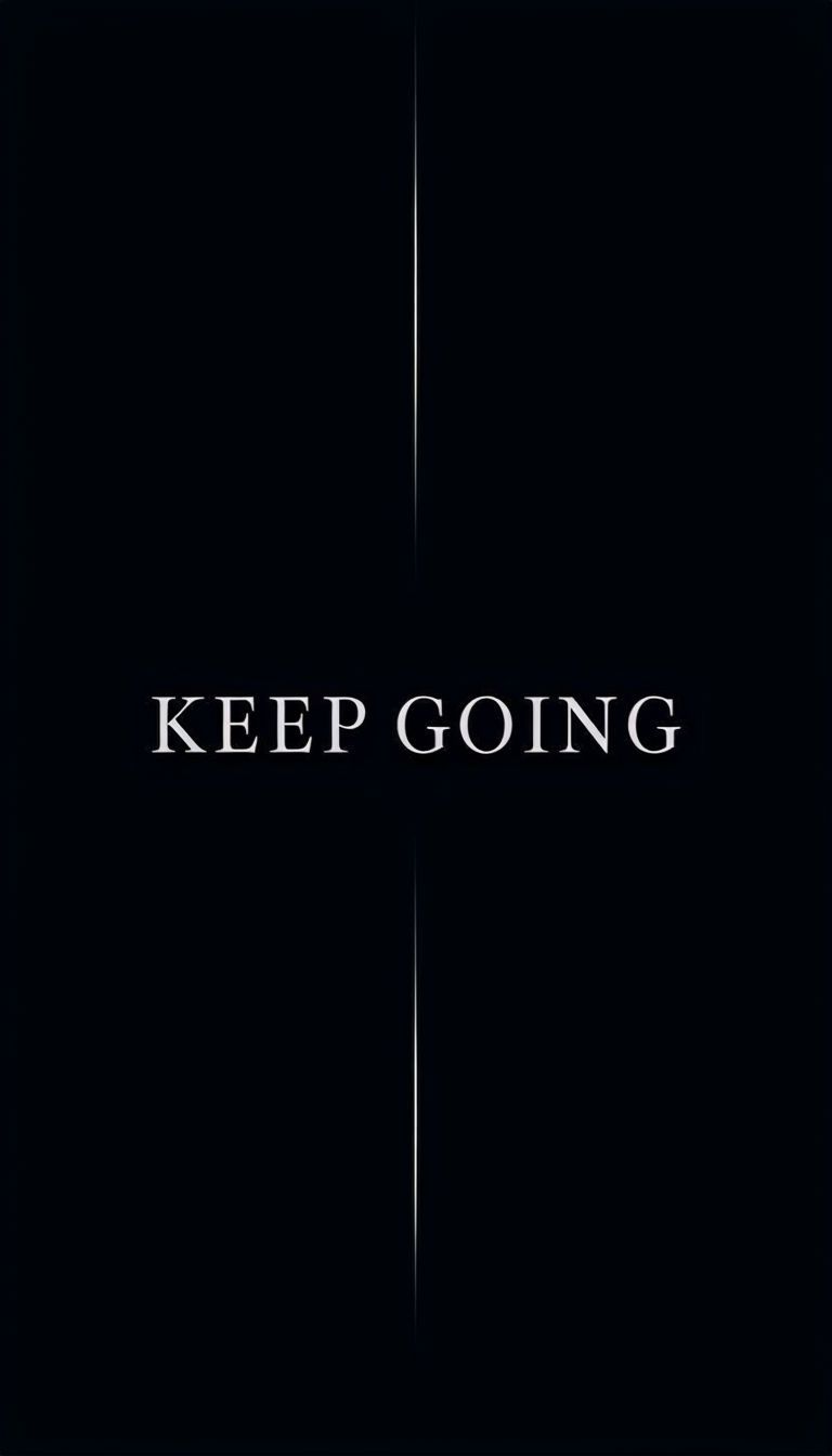 768x1344 Minimalist Keep Going Motivational Typography Mobile Wallpaper