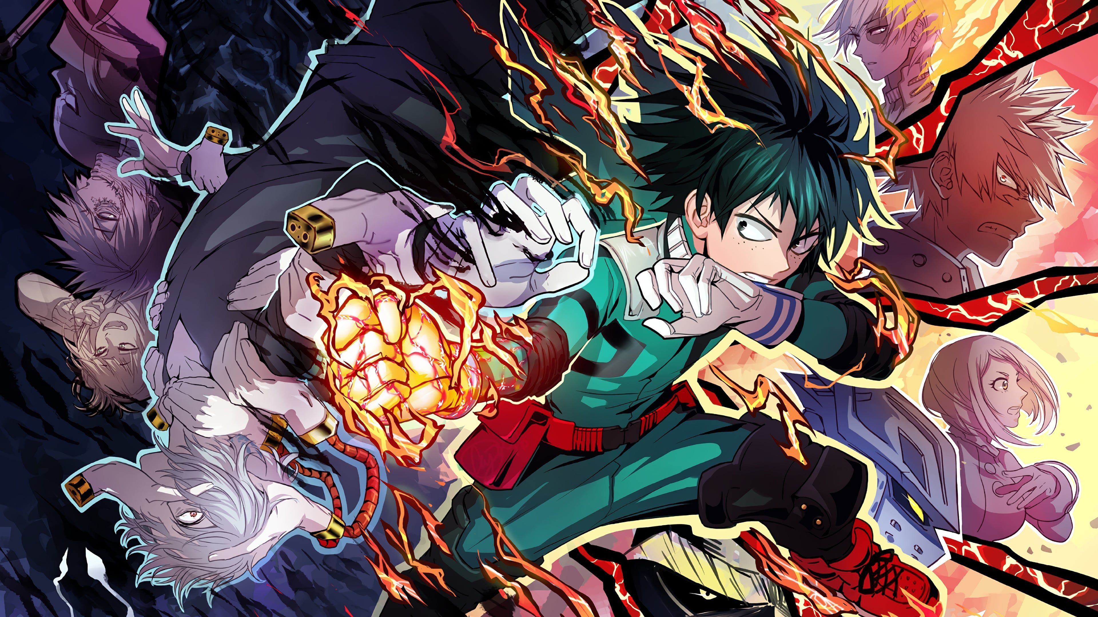 3840x2160 My Hero Academia Characters Boku no Hero Academia Anime Wallpaper 4k for Desktop