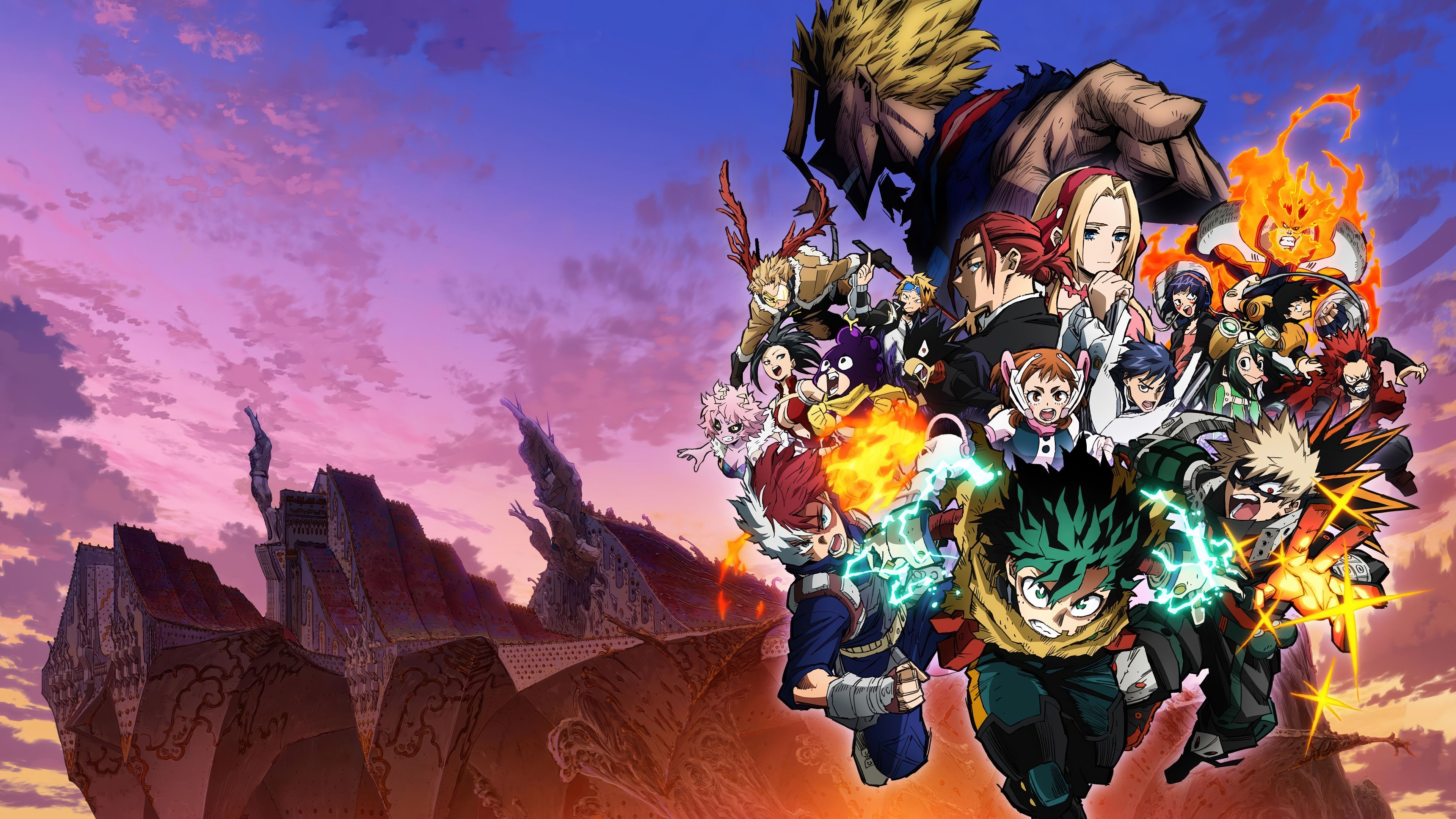 3840x2160 My Hero Academia Characters Wallpaper 4K HD PC
