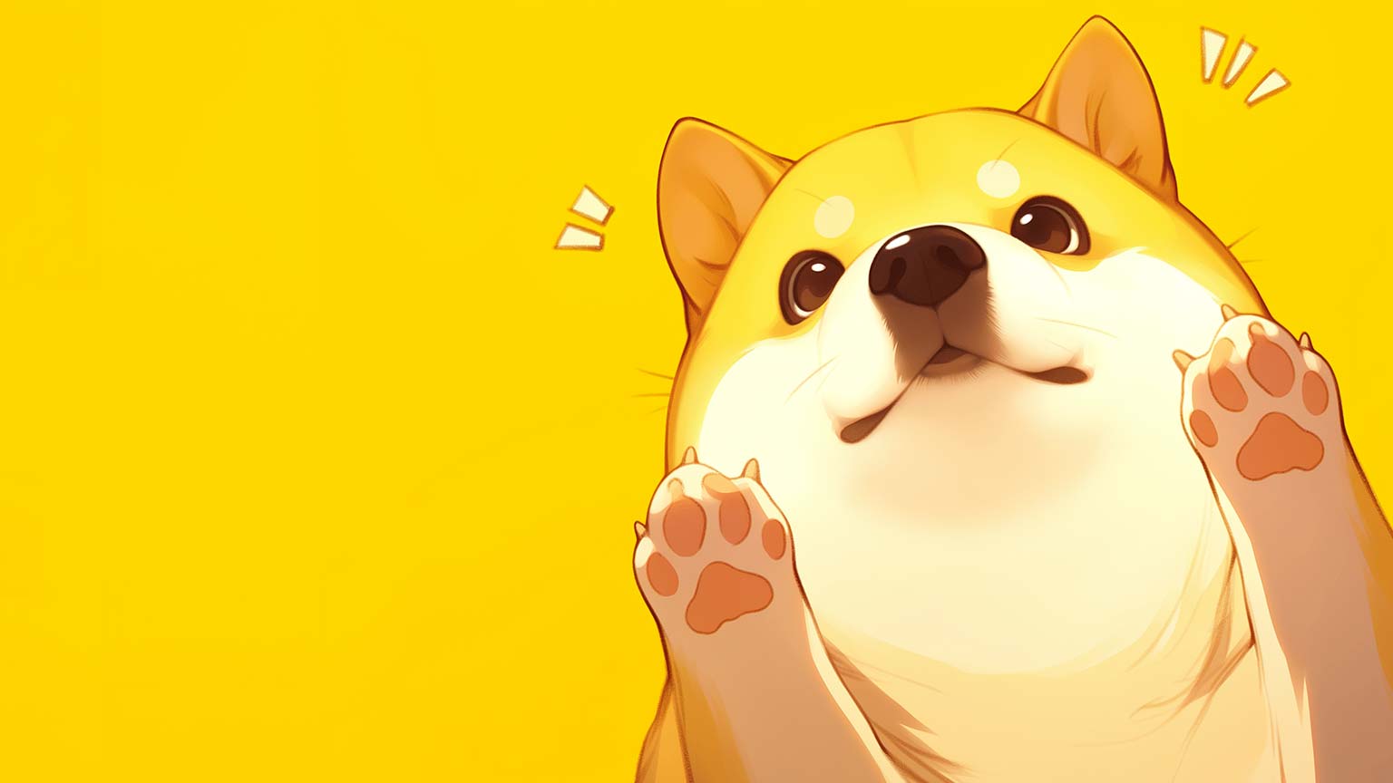 1536x864 Funny Doge Yellow Meme Desktop Wallpaper Wallpaper 4k