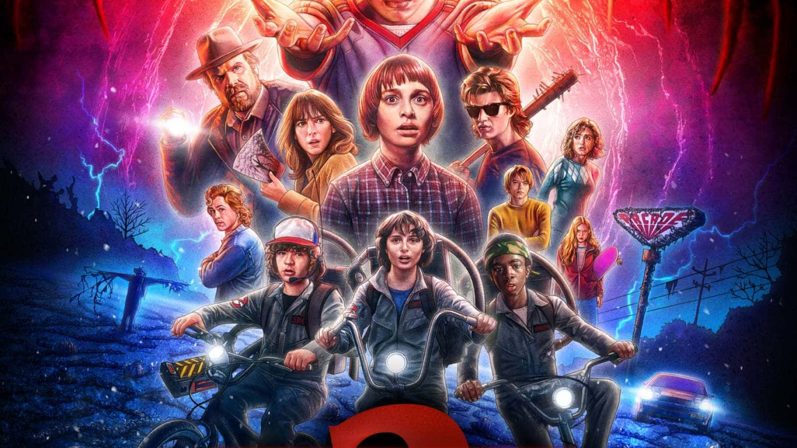 1600x900 Stranger Things Aesthetic Desktop Wallpaper