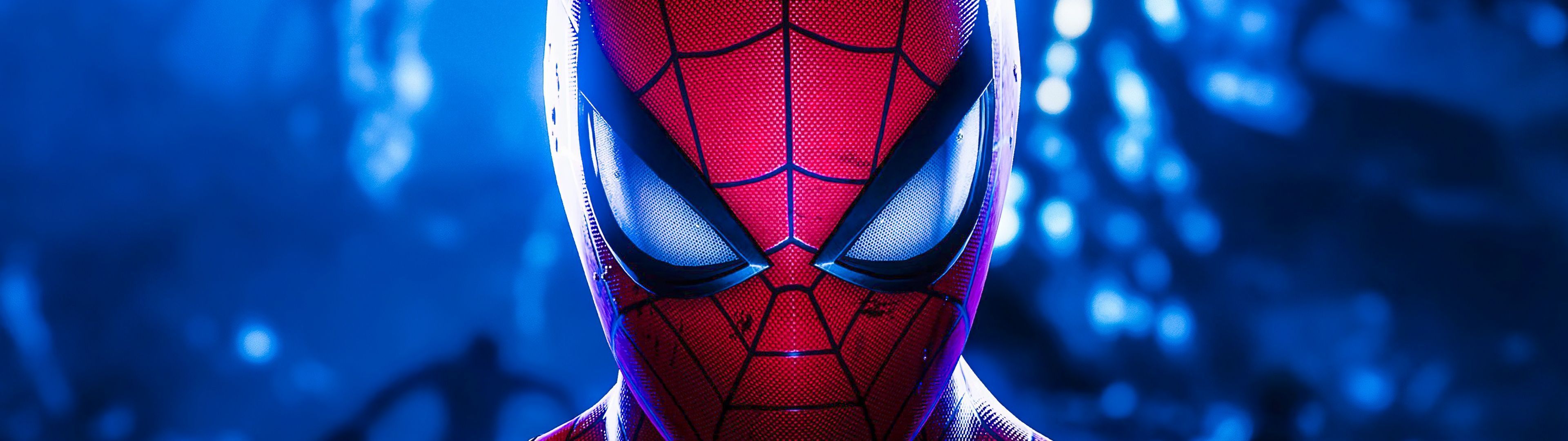3840x1080 Marvel's Spider Man Photo Mode 5K Wallpaper