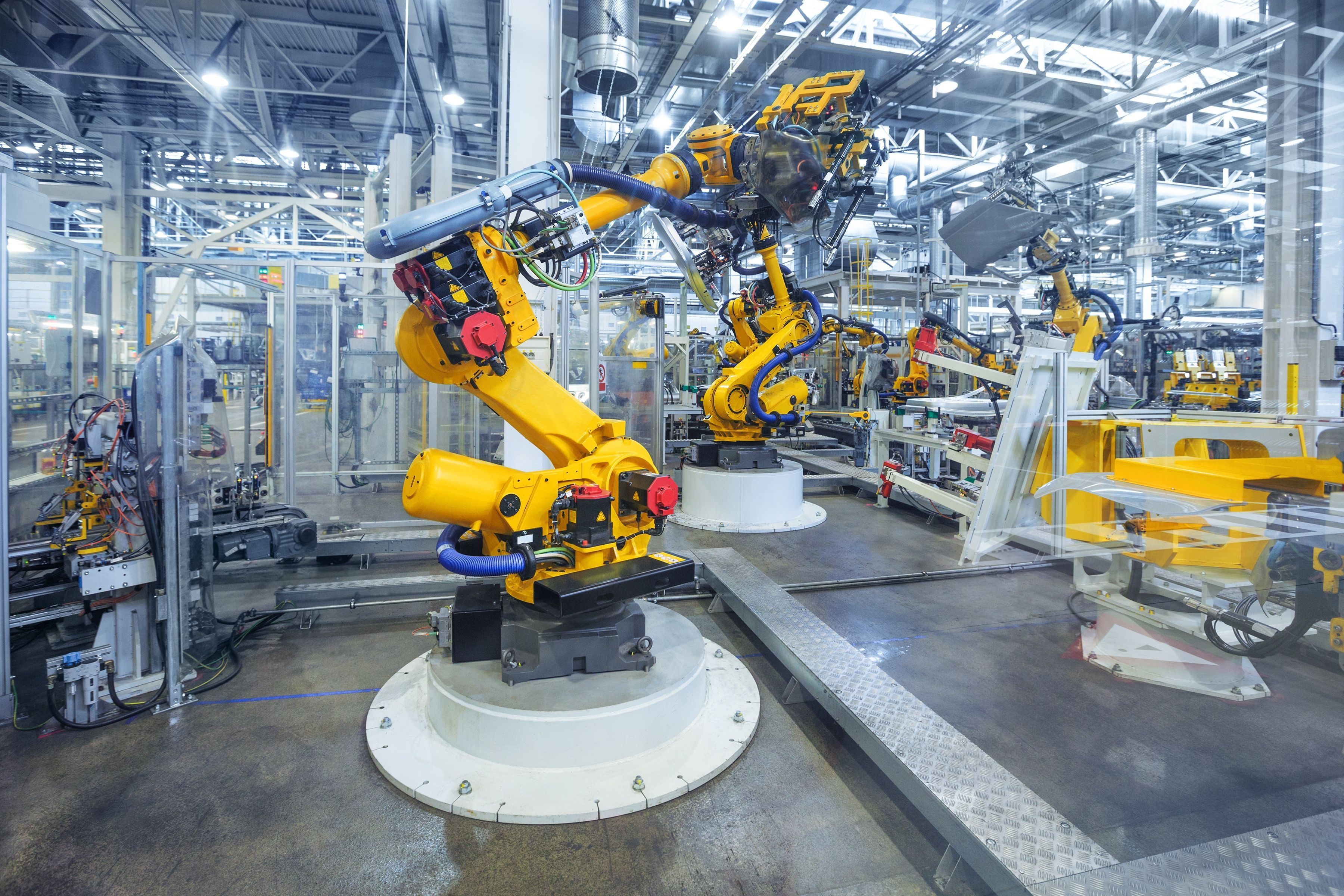 3600x2400 robot, Machine, Engineering, Factory, Industrial Wallpaper HD / Desktop and Mobile Background