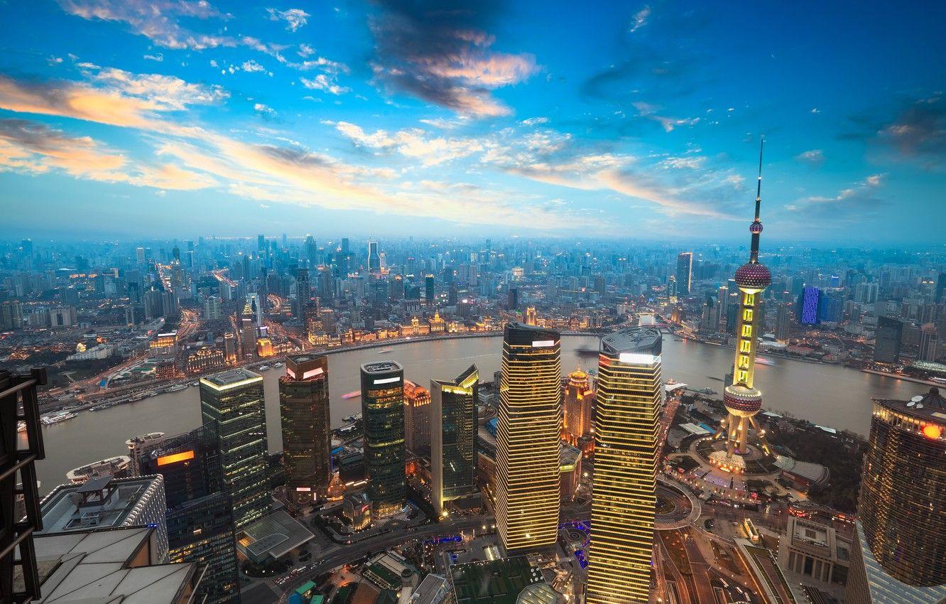 1332x850 Wallpaper the city, tower, Shanghai, Shanghai, Tower, Jinmao