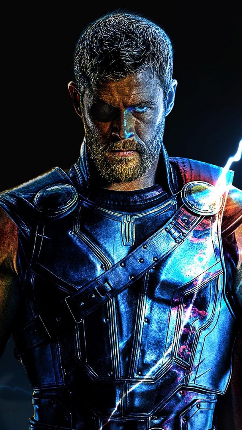 938x1668 Download Avengers Infinity War 2018 Thor Ragnarok Digital Art