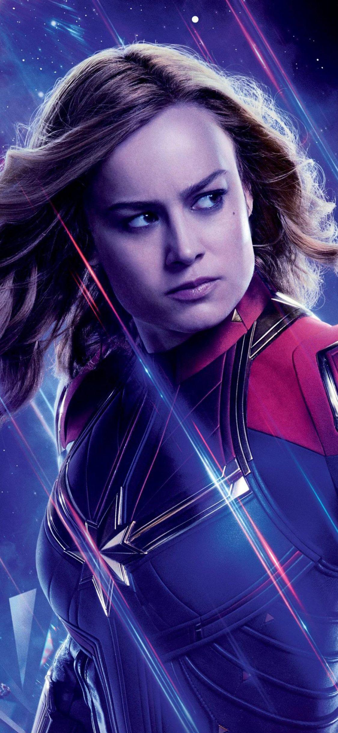 1125x2436 Captain Marvel In Avengers Endgame iPhone XS, iPhone 10