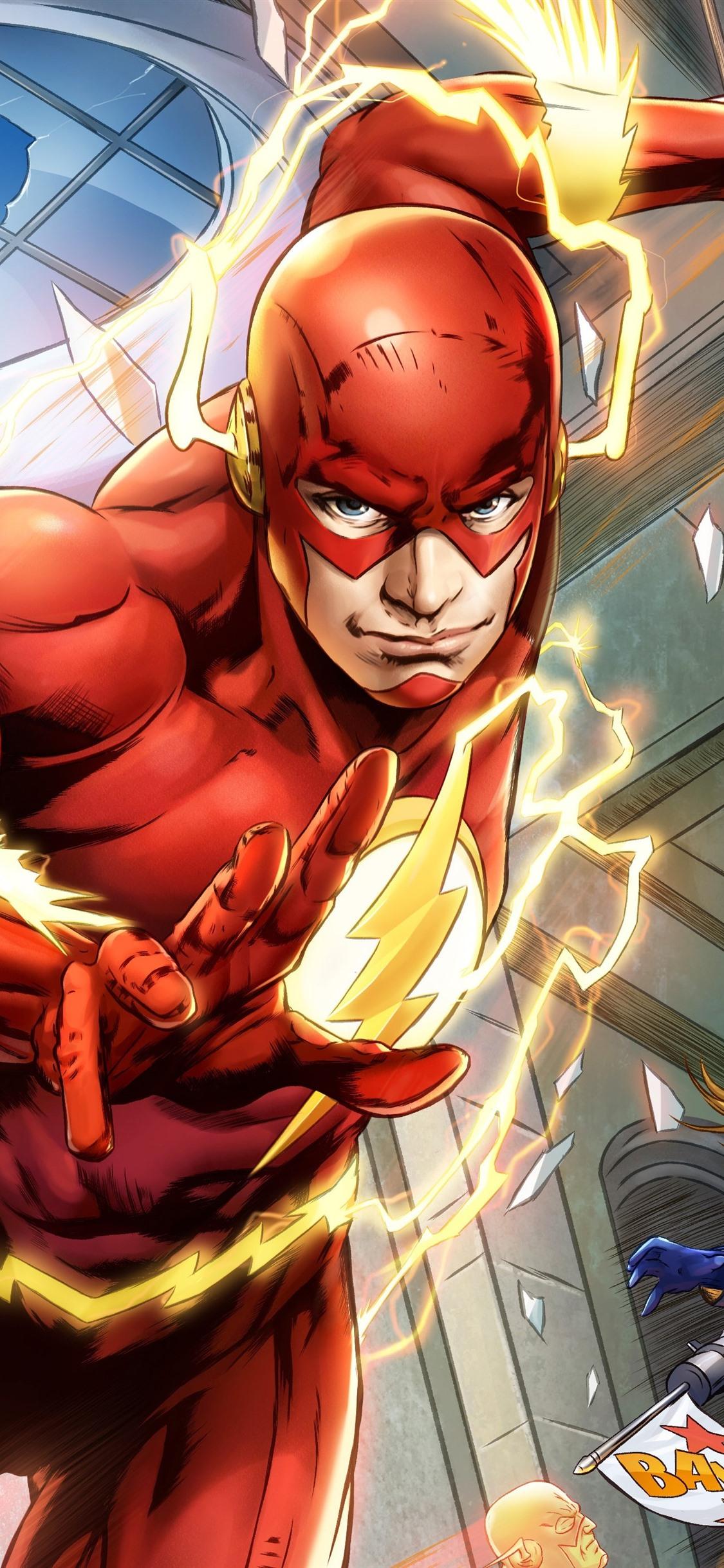 1125x2436 The Flash, DC Comics, Hero 1242x2688 IPhone 11 Pro XS Max