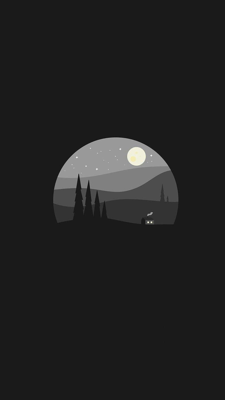 850x1511 Asthetic iphoneminimal, dark grey minimalist phone HD phone wallpaper