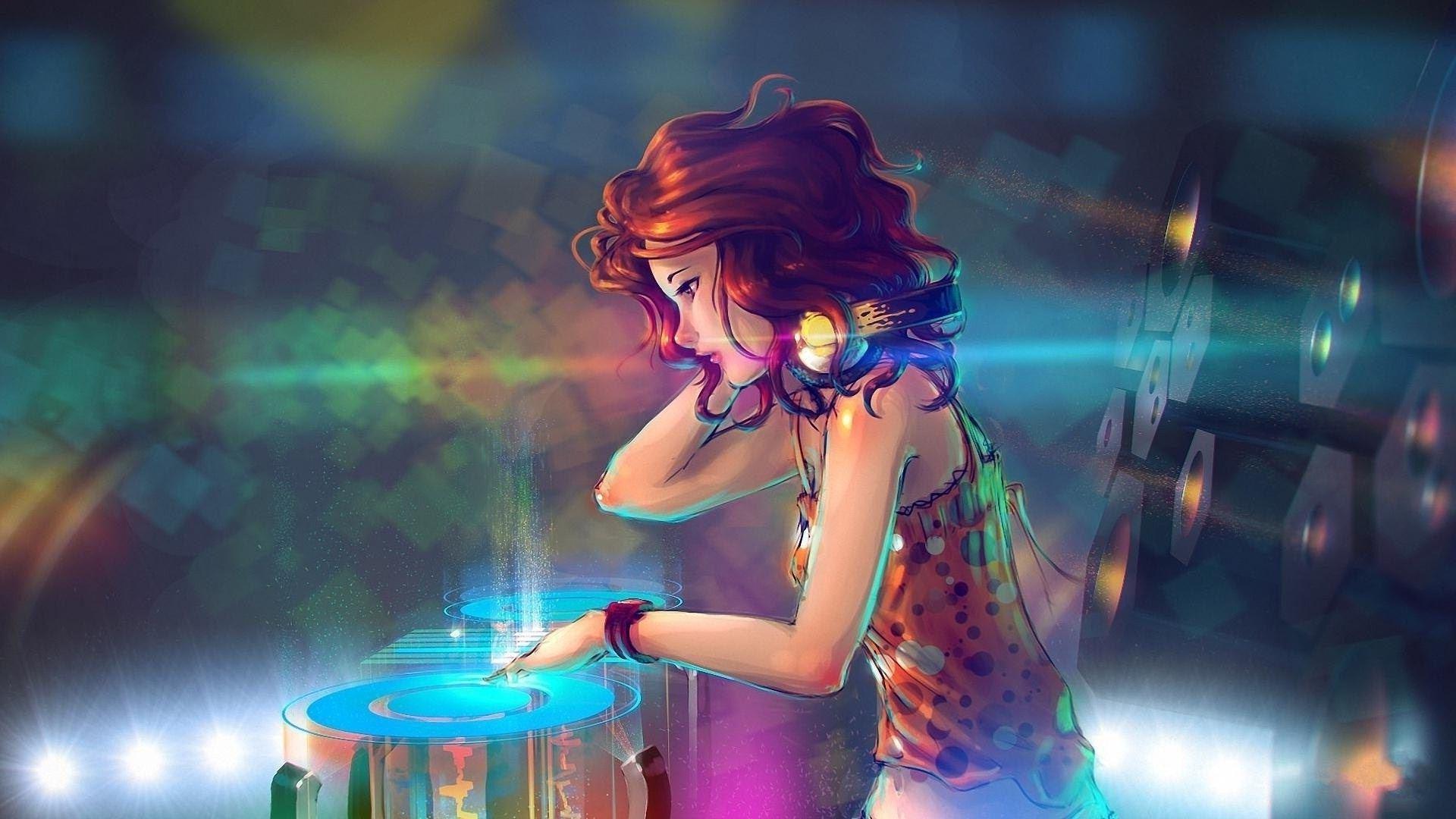 1920x1080 Anime DJ Wallpaper