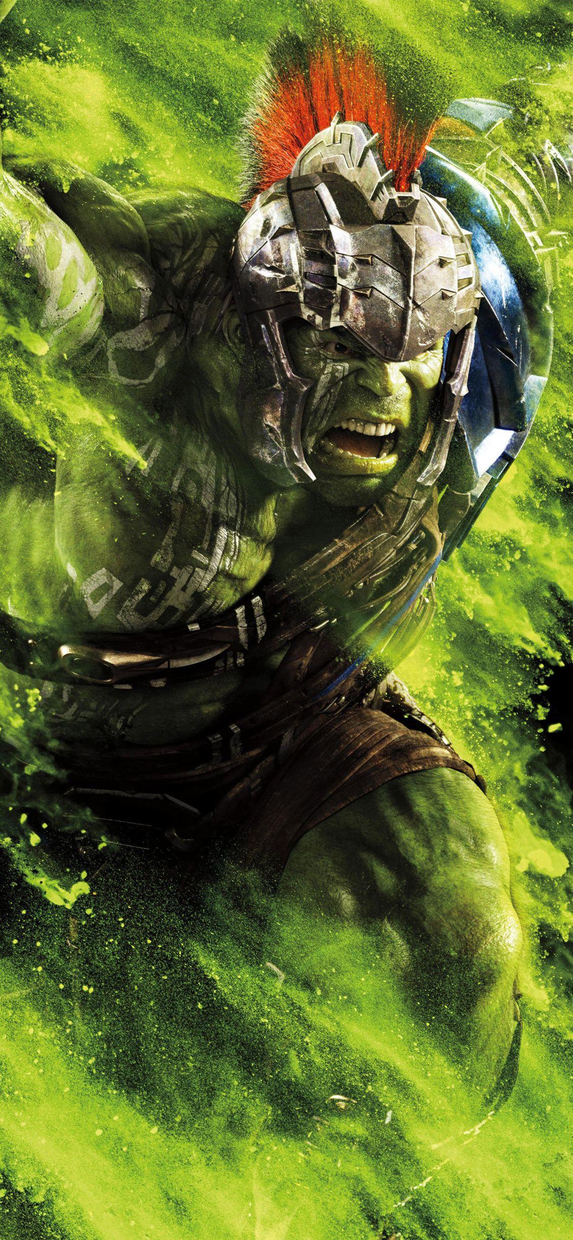 1125x2436 Download 1125x2436 wallpaper thor: ragnarok, movie, angry hulk