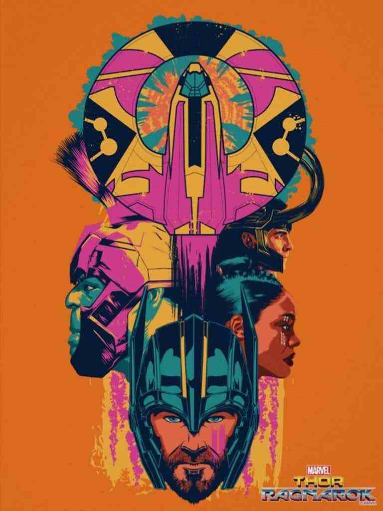 768x1024 Incredibly Rad THOR: RAGNAROK Posters