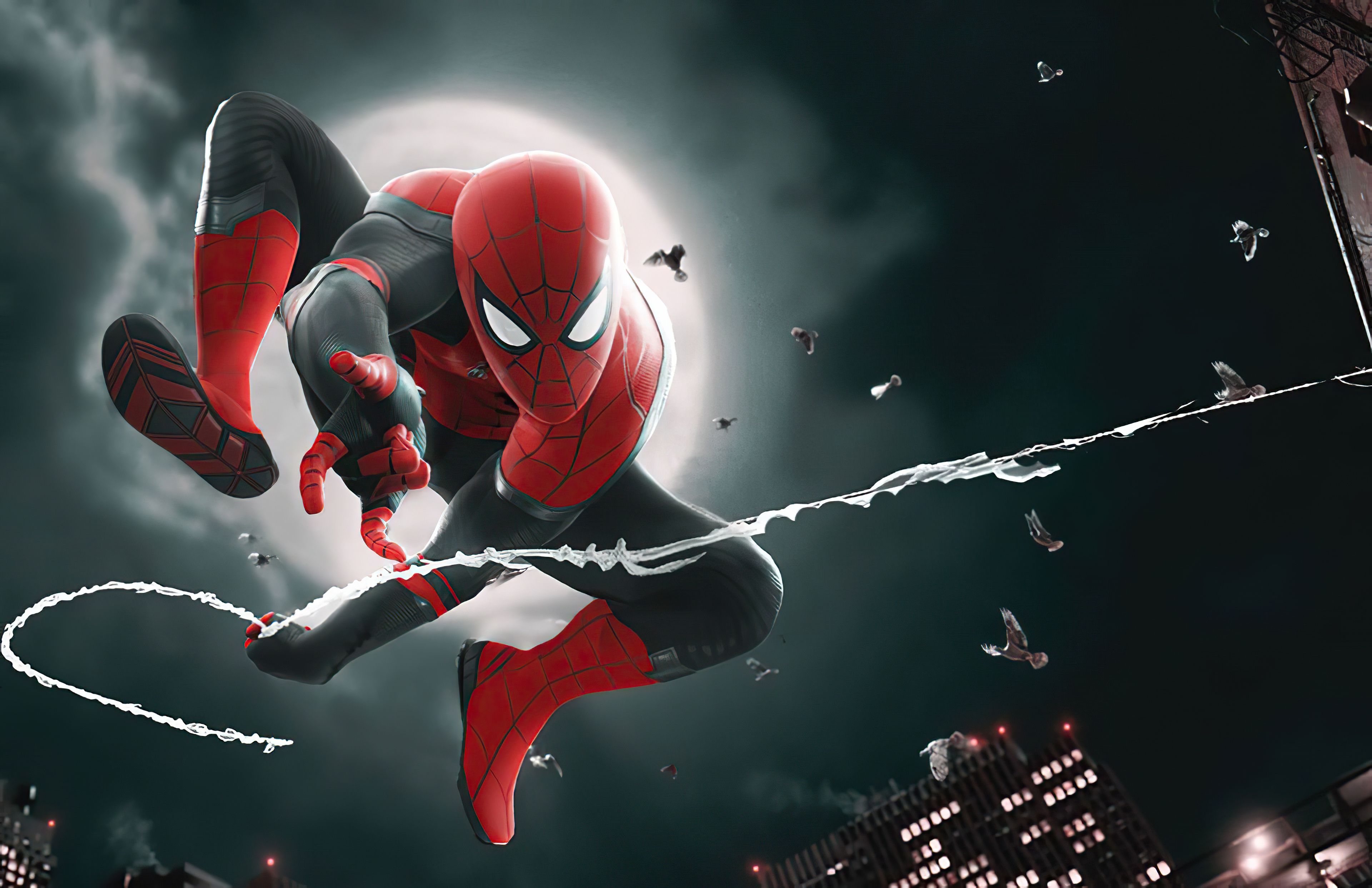 3840x2485 Spider Man Night 4k Wallpaper, HD Superheroes Wallpaper, 4k Wallpaper , Image, Background, Photos and Picture