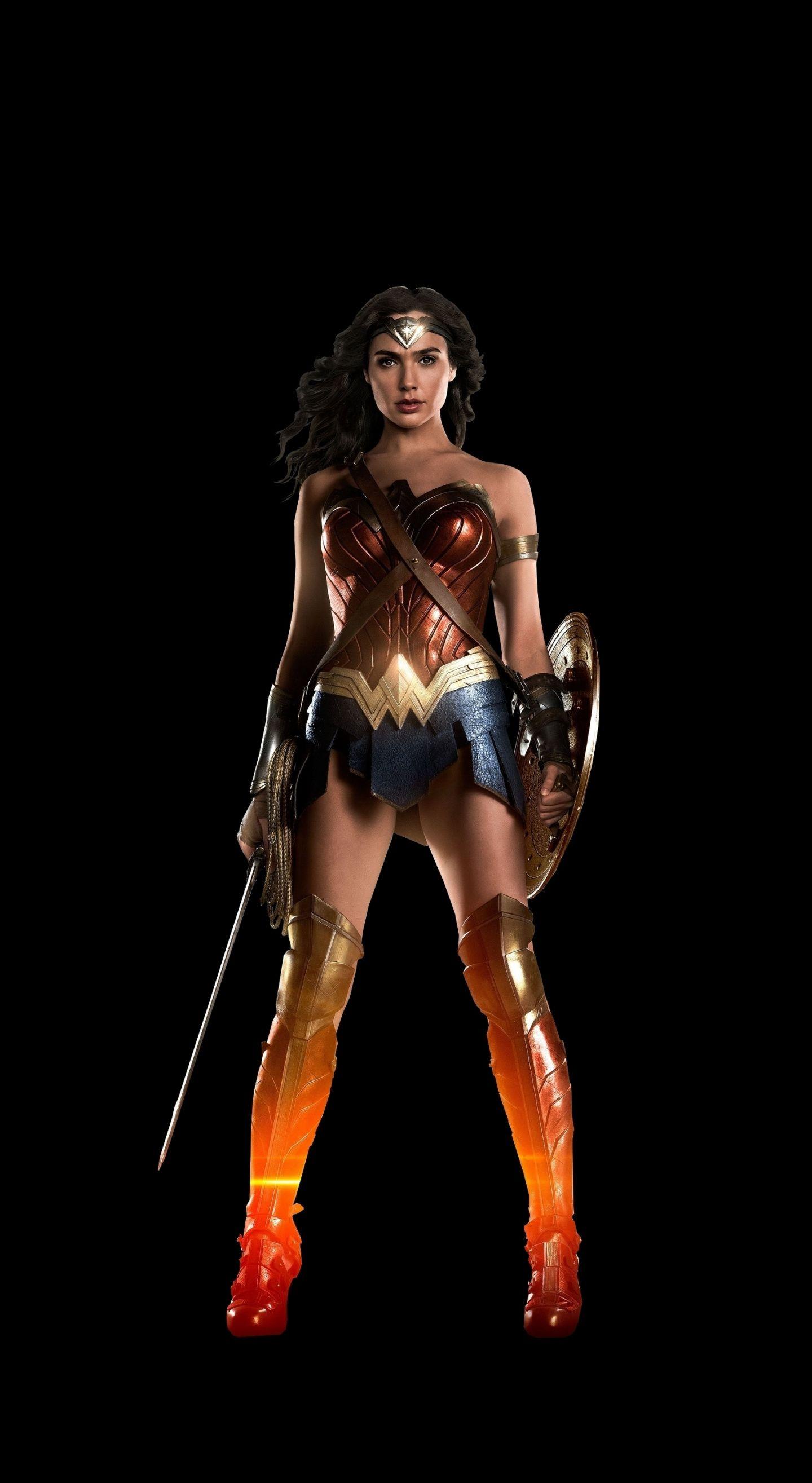 1440x2630 Download 1440x2630 wallpaper justice league, wonder woman, minimal