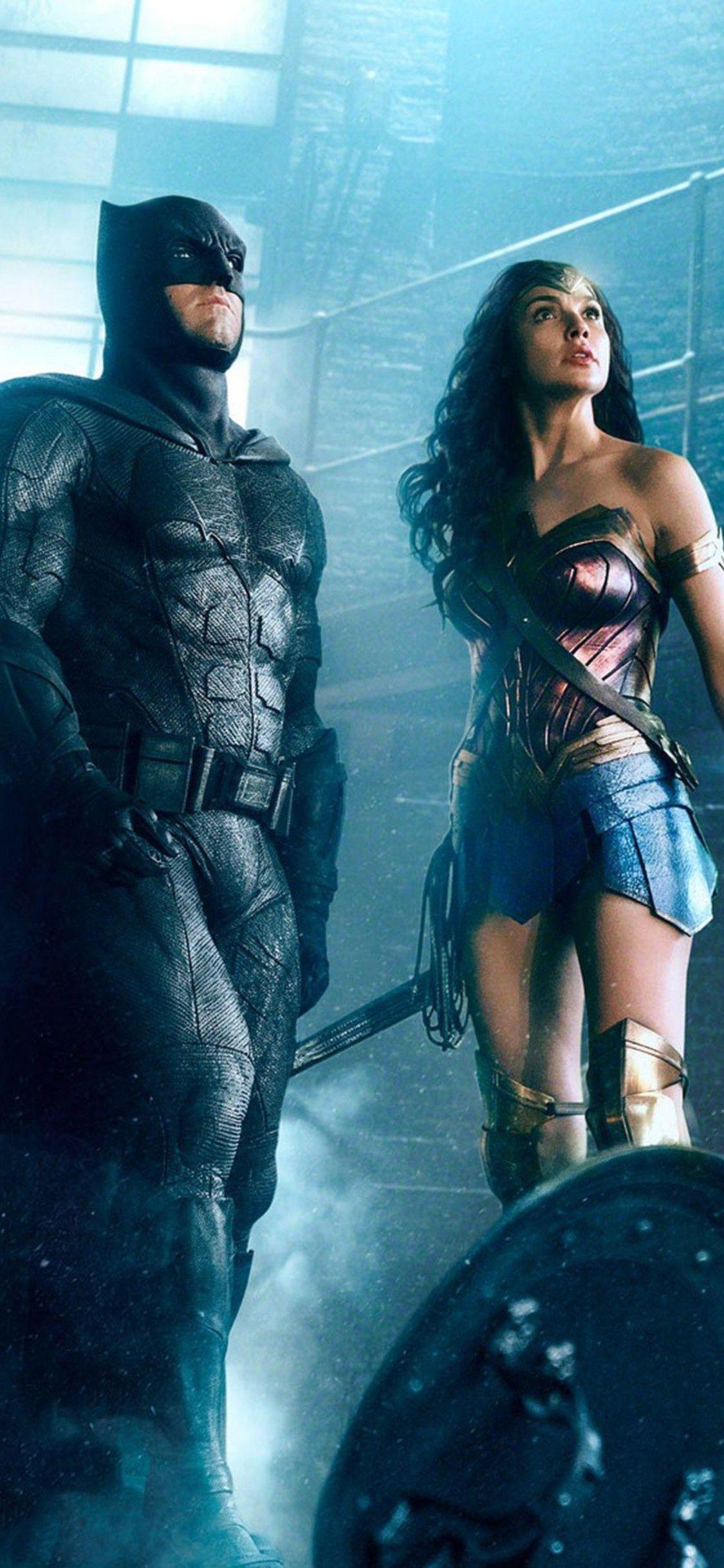 1125x2436 Justice League Batman Flash And Wonder Woman iPhone XS