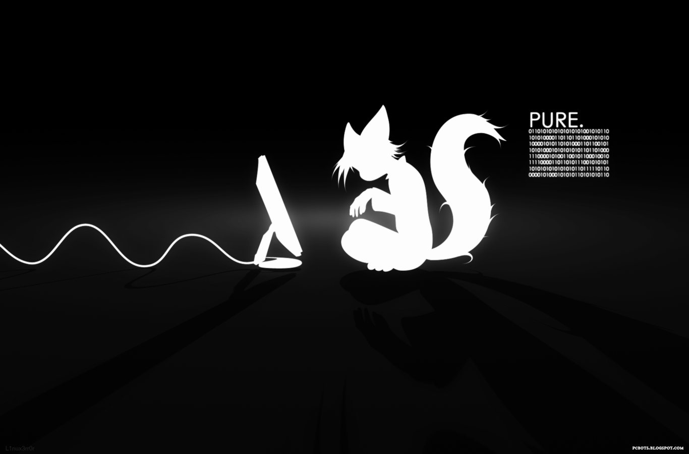 Hình nền Logo Hacker 1366x900