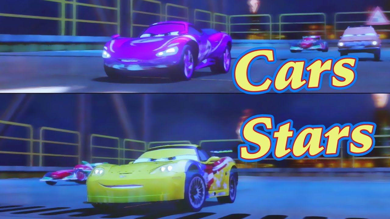 1920x1080 Cars 2: Game Play Gorvette versus Holley on Oil Rig Run