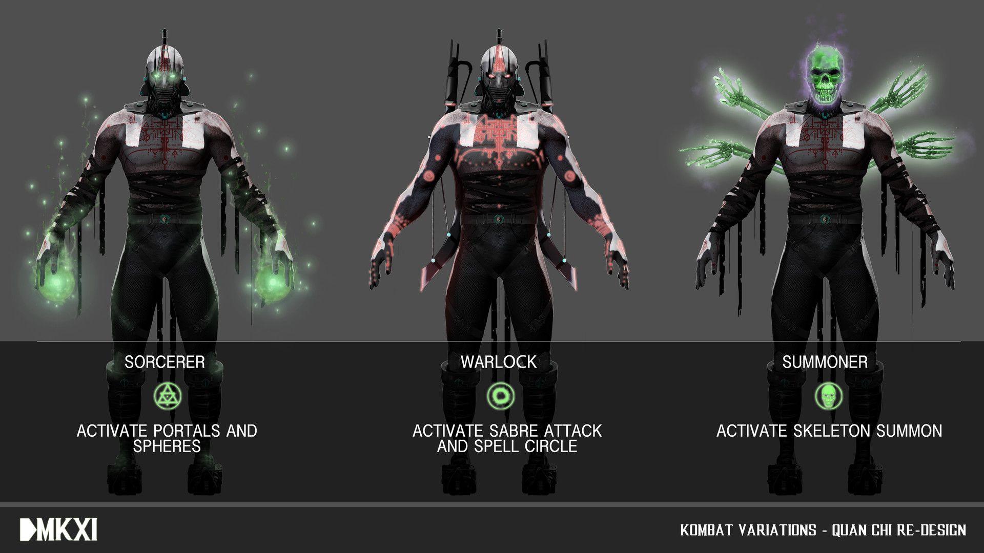 1920x1080 Quan Chi Re Design For MK 11