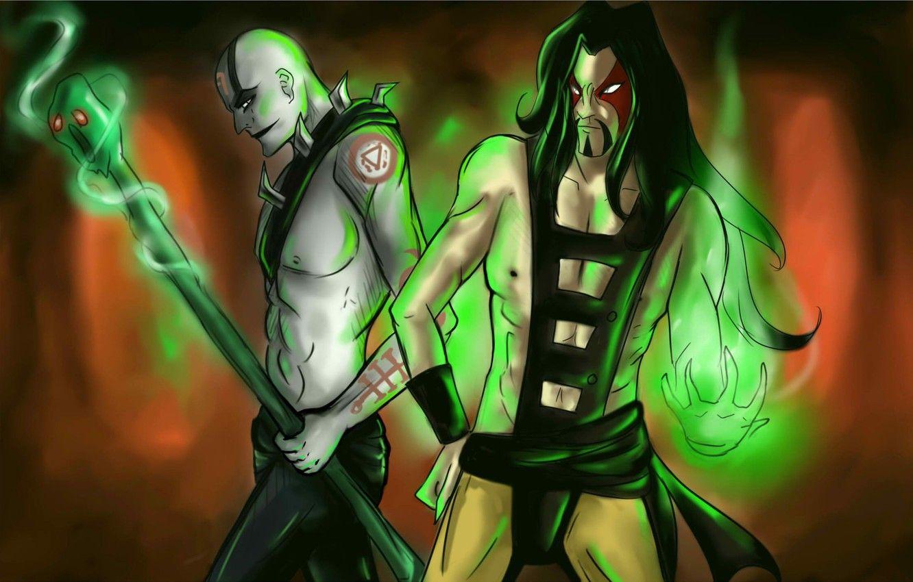1332x850 Wallpaper Shang Tsung, sorcery, mortal kombat:deadly alliance, Quan chi image for desktop, section игры
