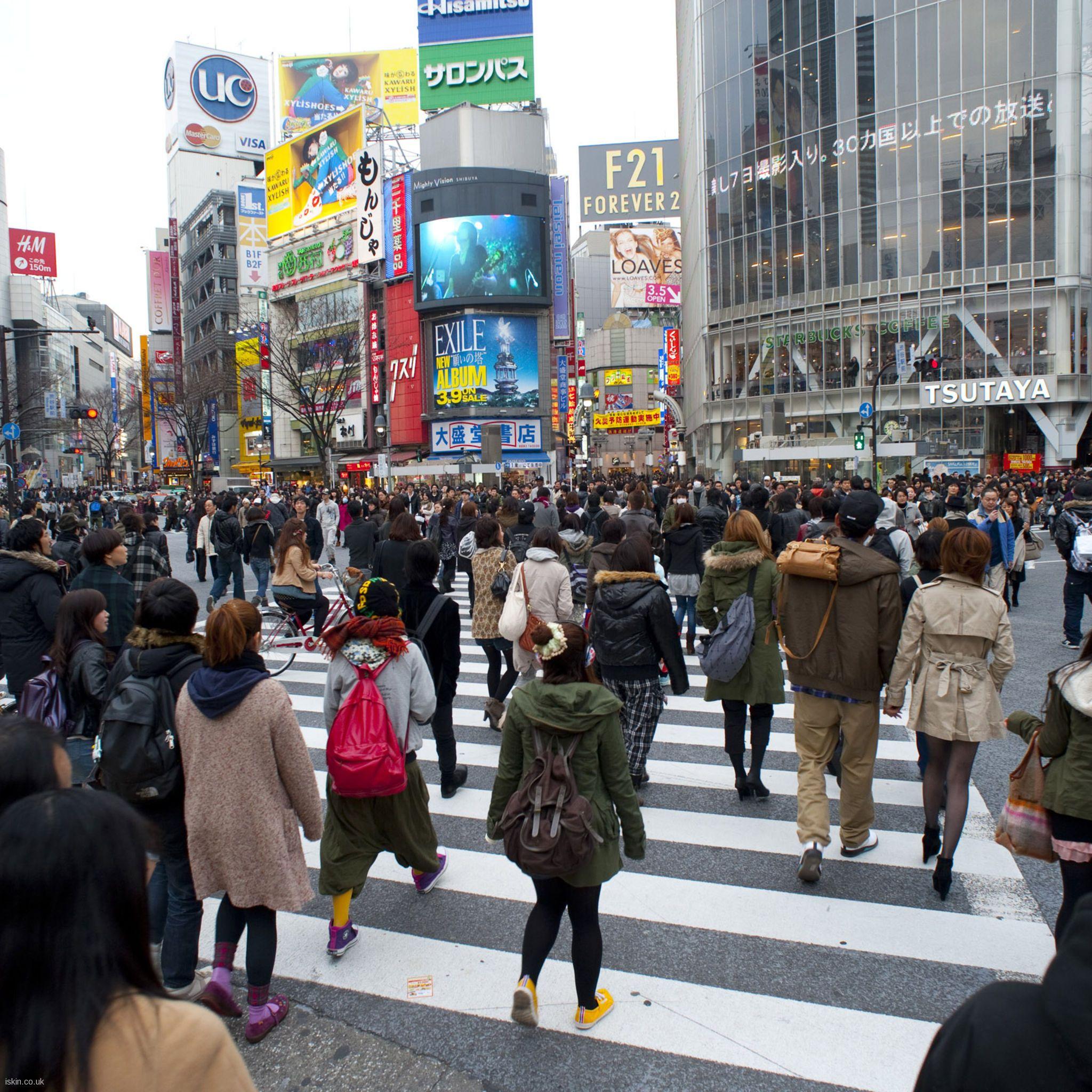 2048x2048 tokyo shibuya Desktop Wallpaper. iskin.co.uk