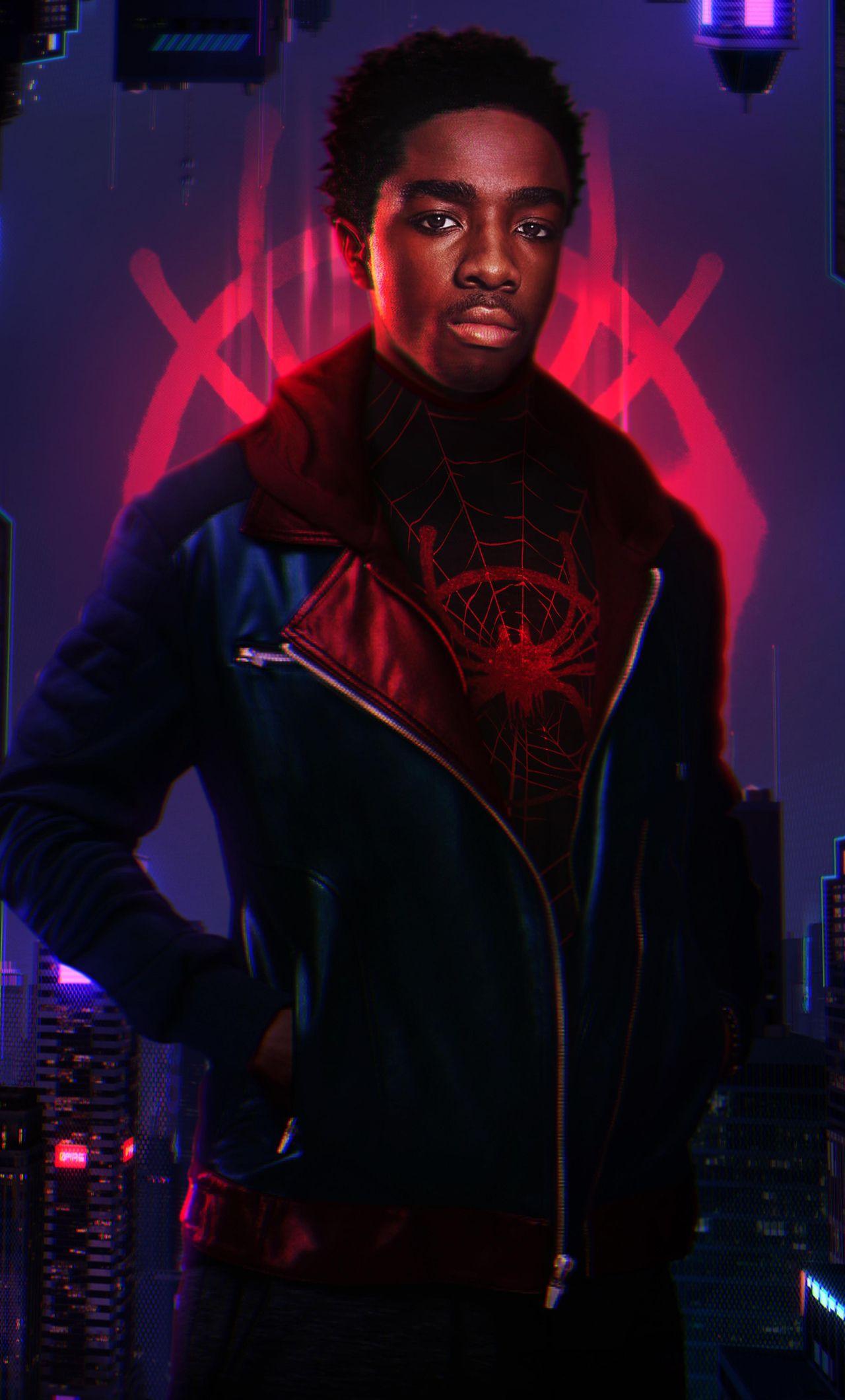 1280x2120 Caleb McLaughlin Miles Morales Spider Man iPhone HD