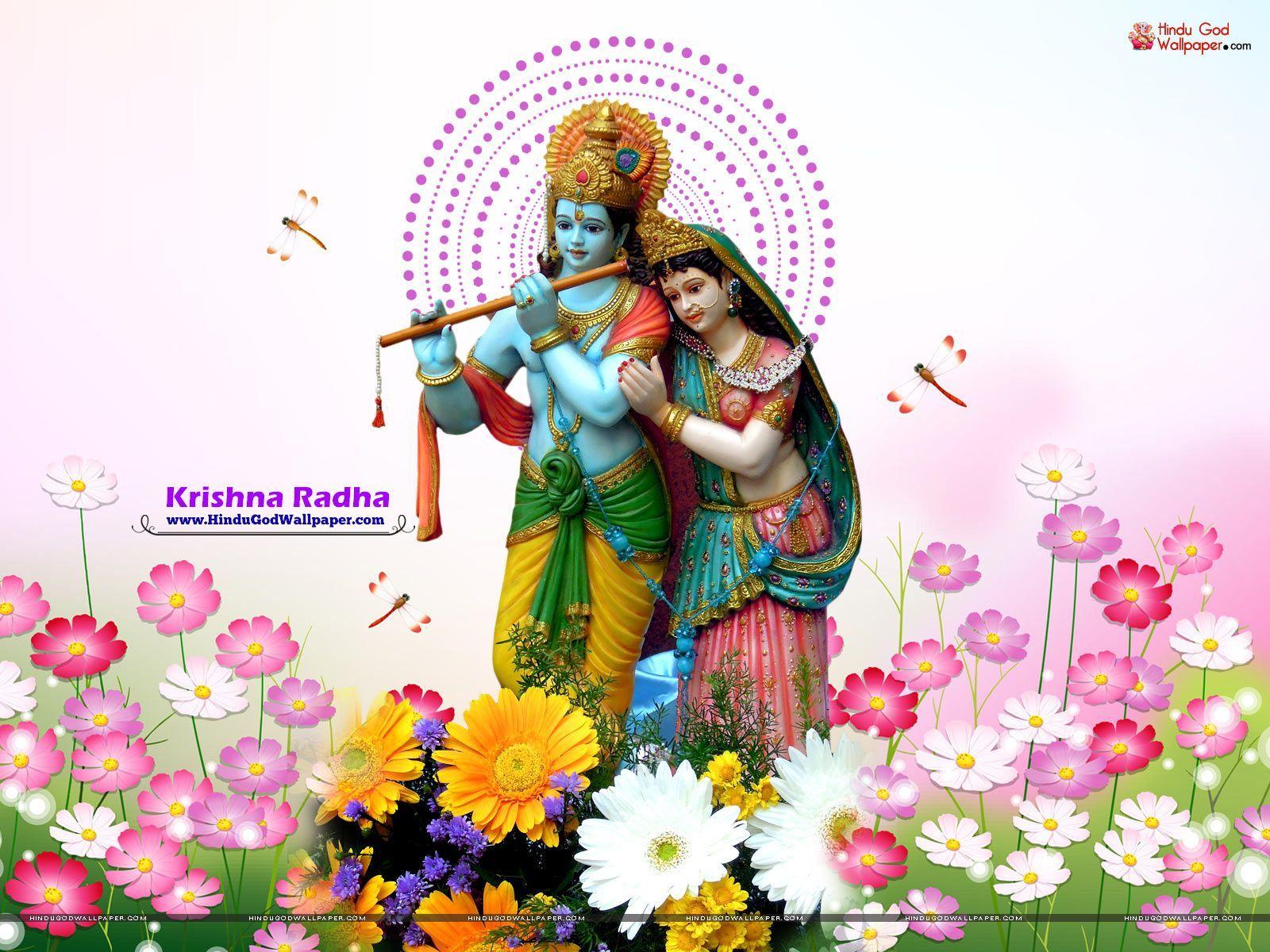 radha krishna 3d wallpaper