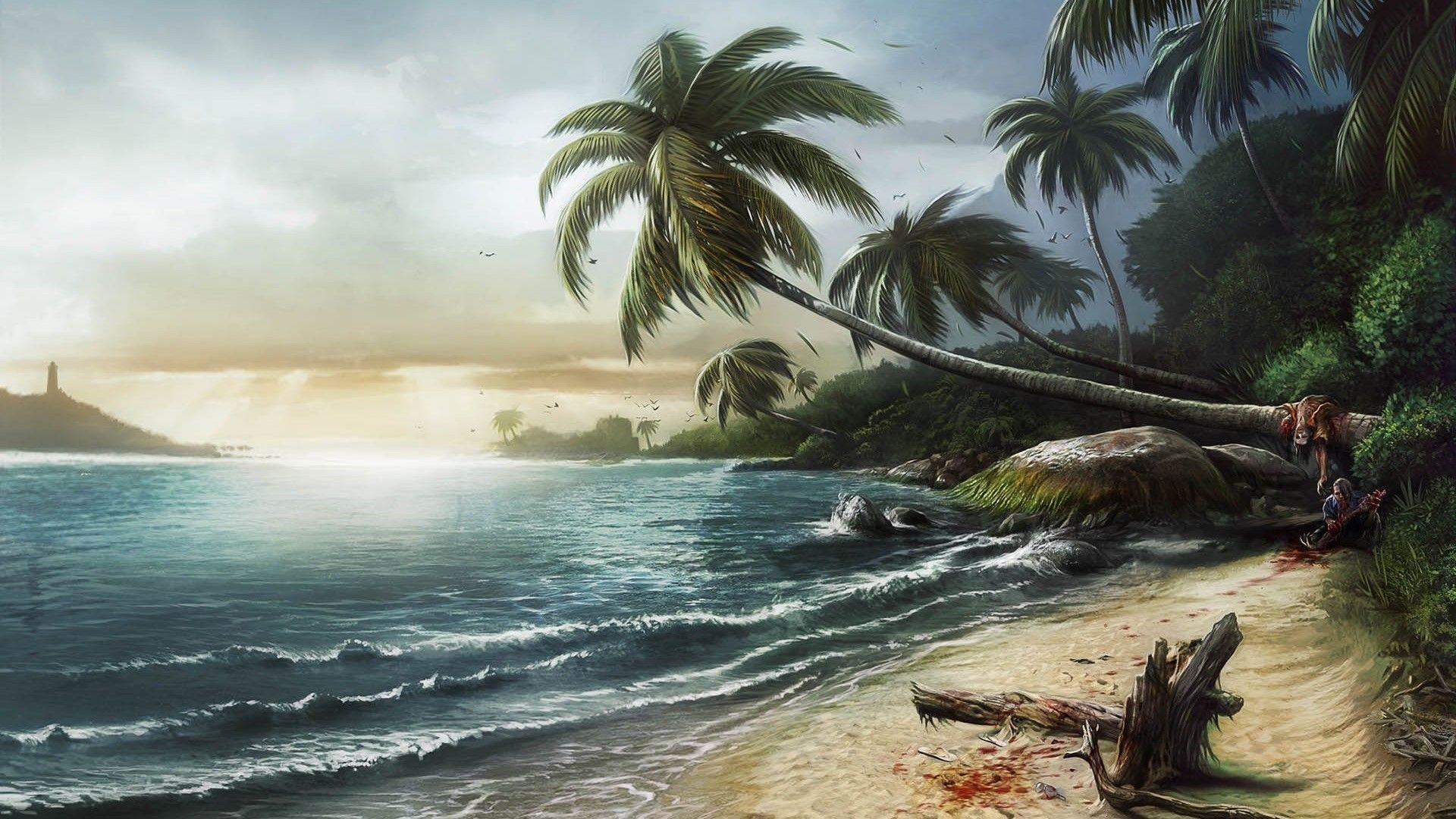 1920x1080 Island HD Wallpaper