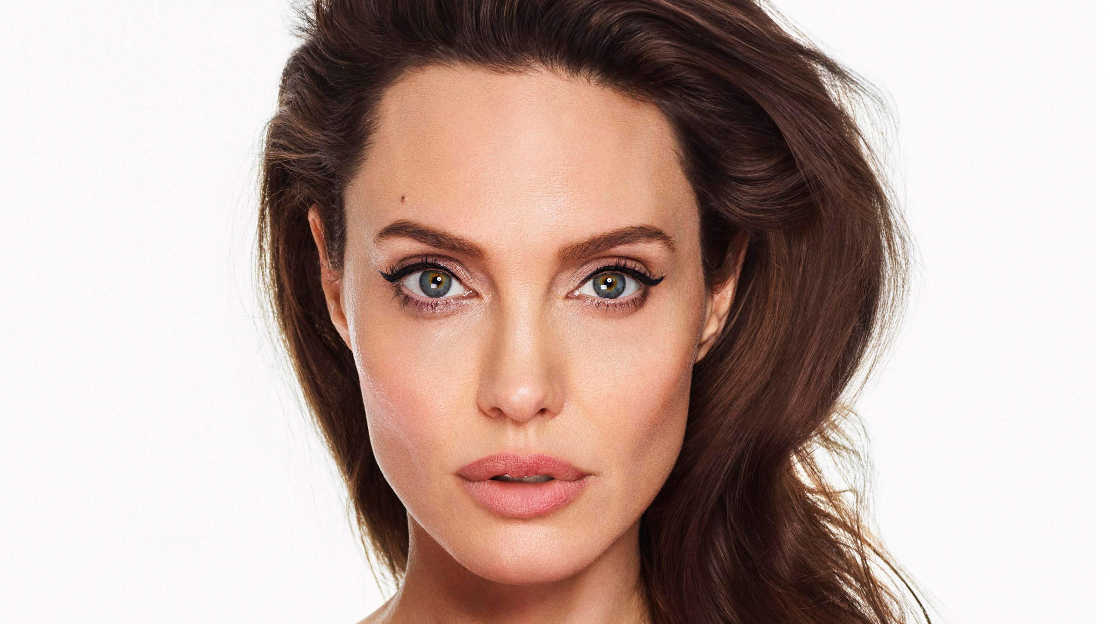3840x2160 Angelina Jolie 4K Wallpaper