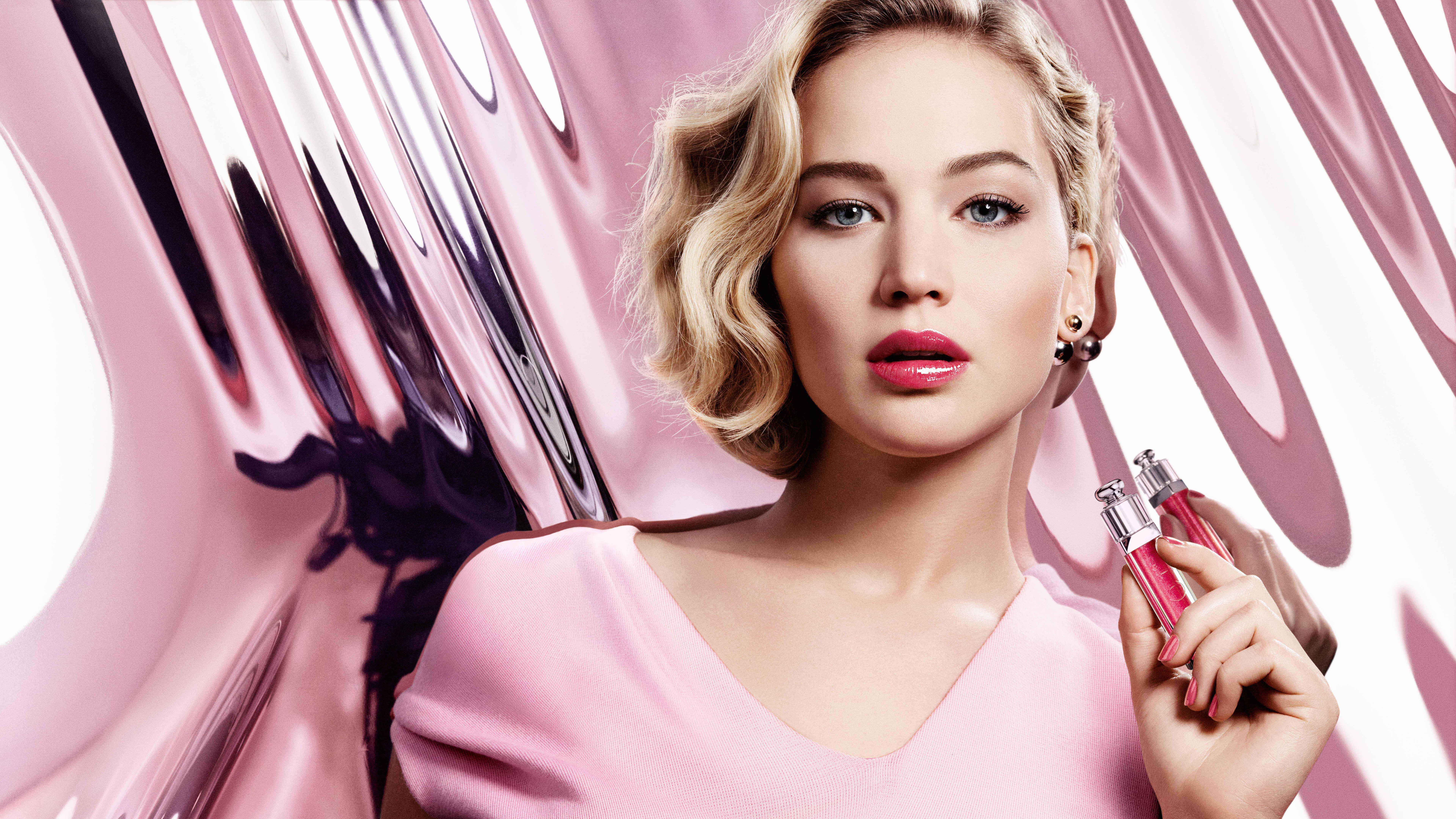 7680x4320 #Lipstick, #Campaign, #Photoshoot, K, #Jennifer Lawrence