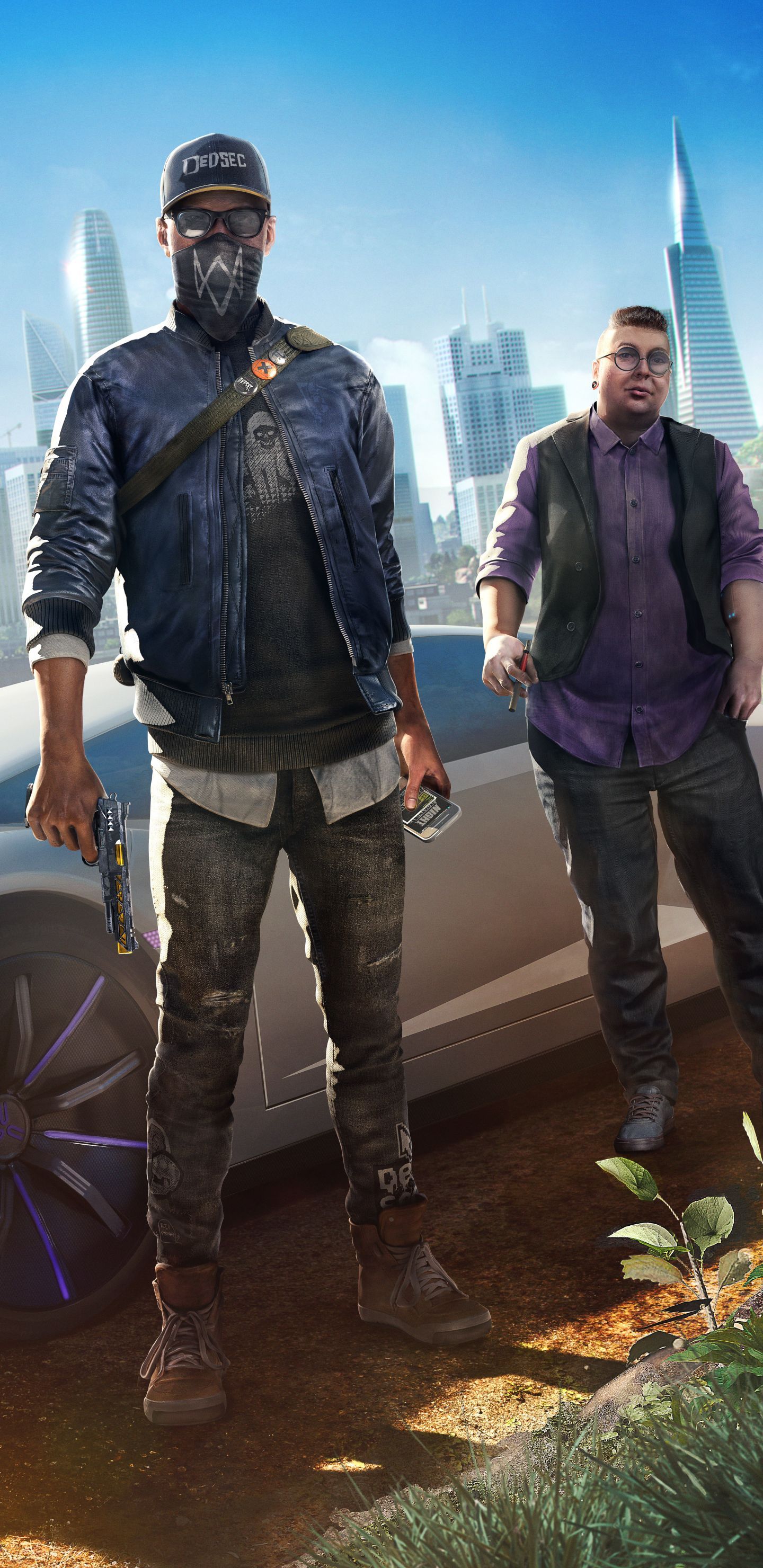1440x2960 Phone wallpaper: Video Game, Watch Dogs Marcus Holloway, Watch Dogs 1155367