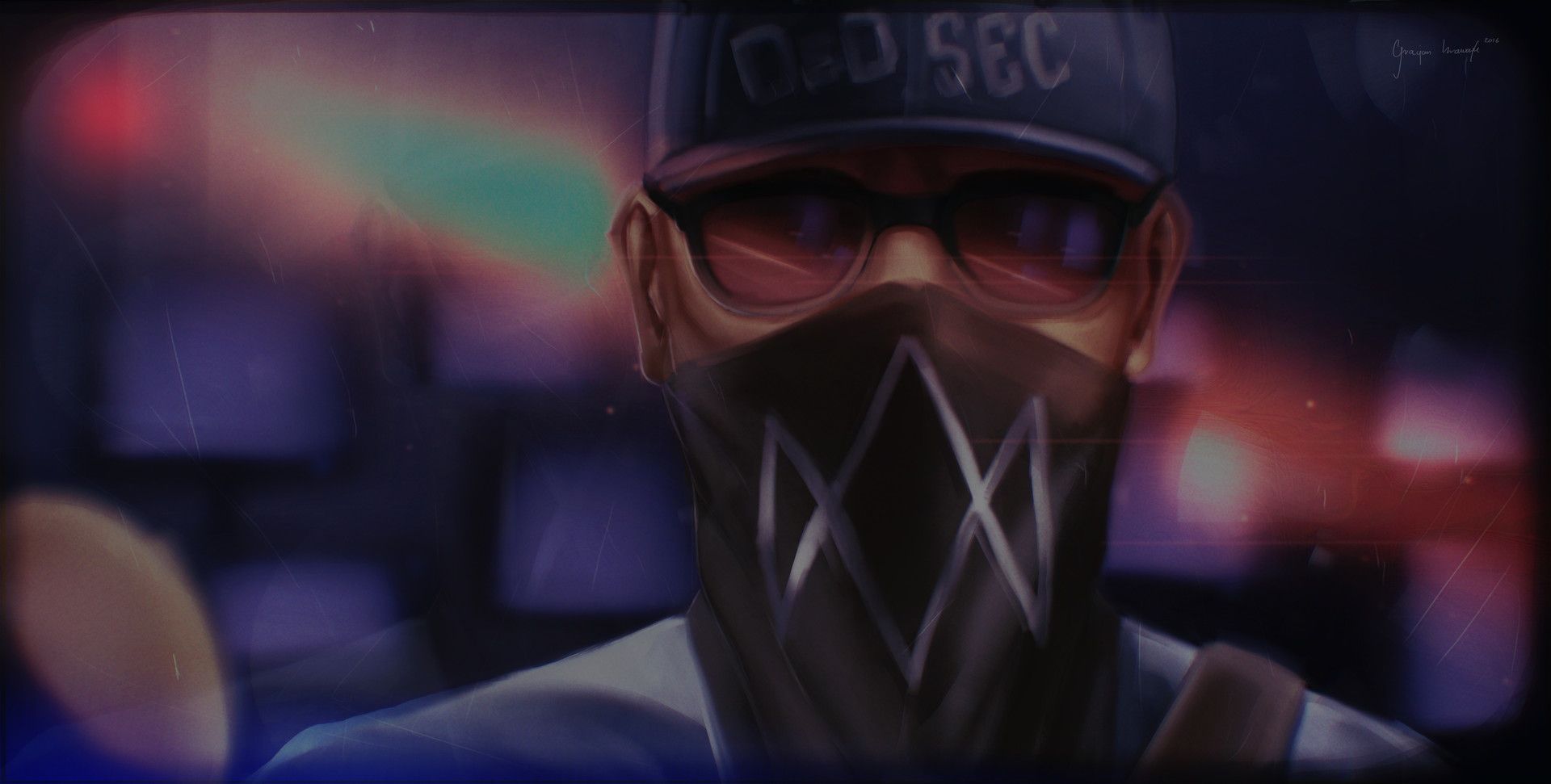 1920x971 Marcus Holloway WATCH DOGS 2 fan art