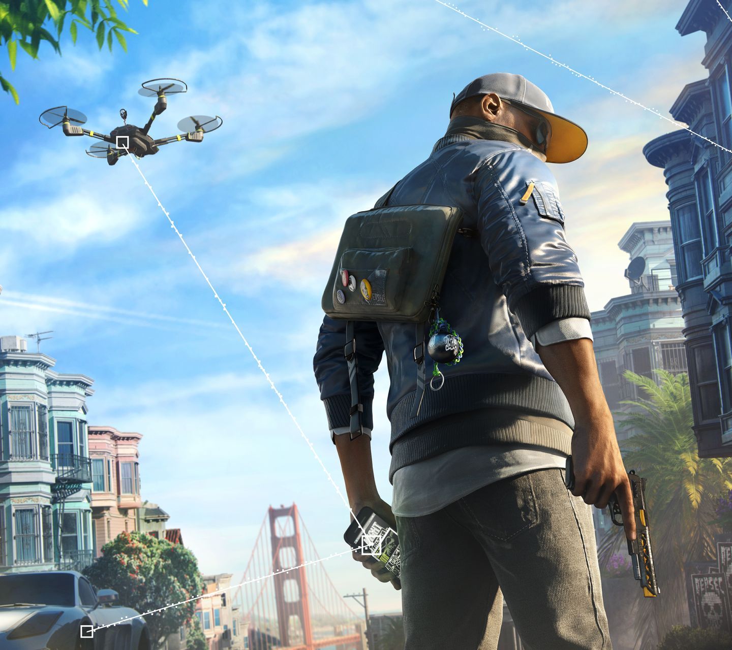 1440x1280 Phone wallpaper: Video Game, Watch Dogs Watch Dogs, Marcus Holloway 1114924