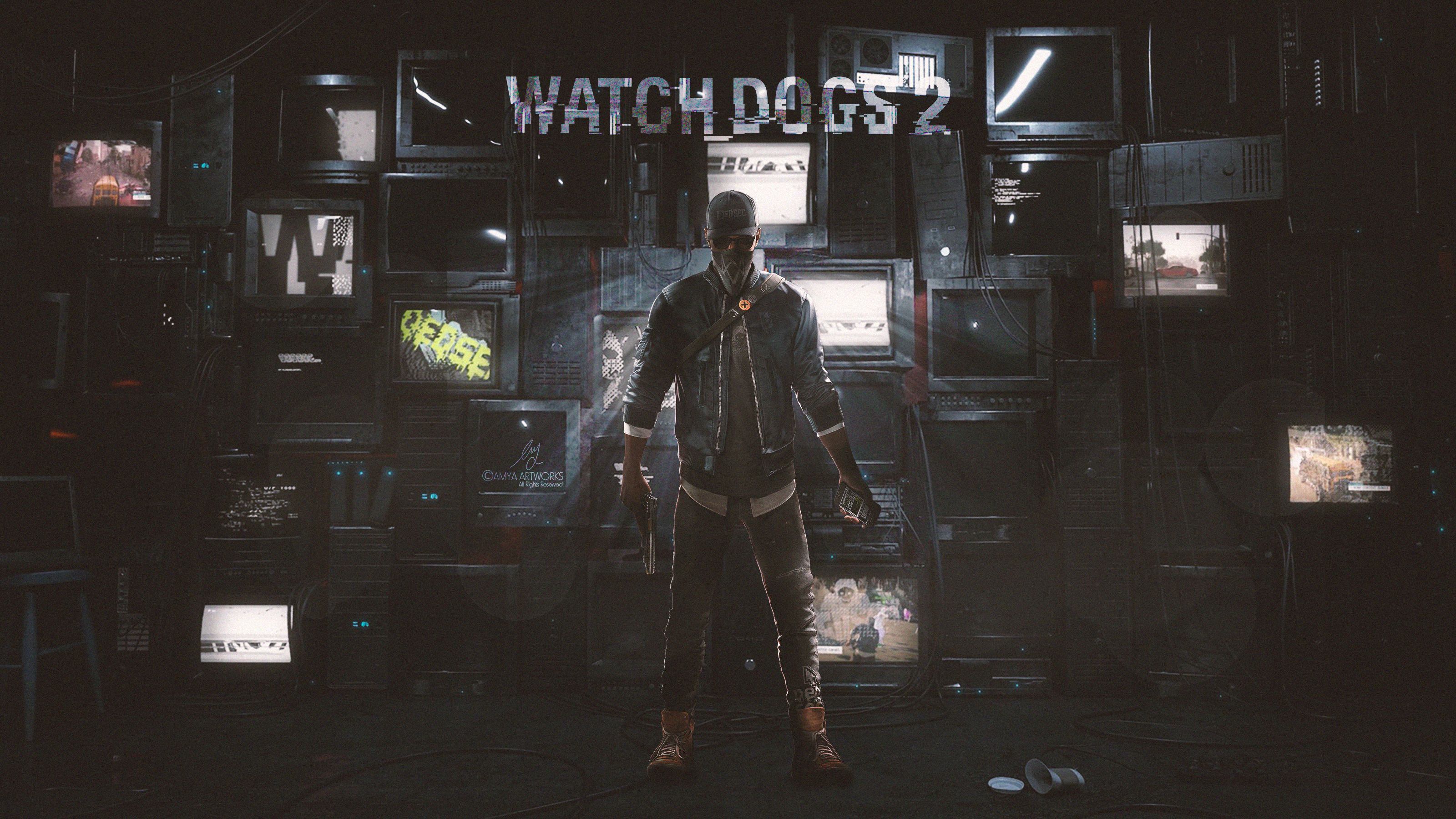 3200x1800 Watch Dogs Hacker, Marcus Holloway, HD Wallpaper