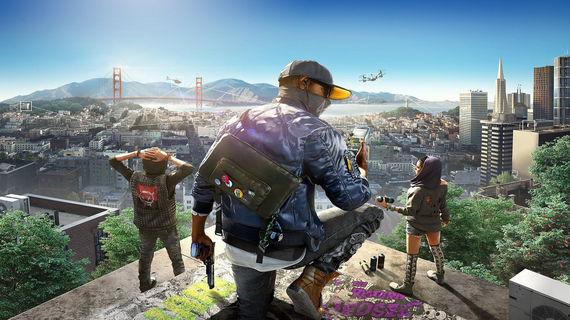 1920x1080 Hack everything with Marcus Holloway news Dogs 2