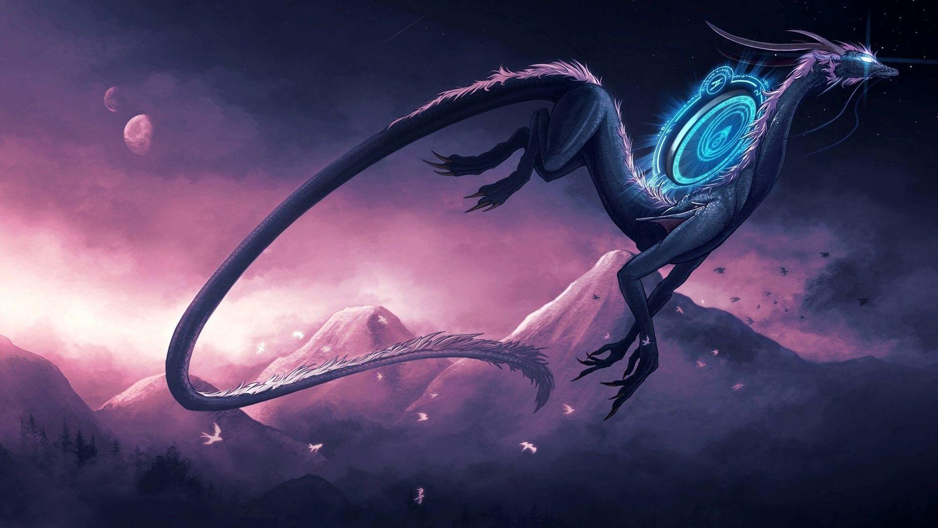 Galaxy Dragon Wallpapers Top Free Galaxy Dragon Backgrounds