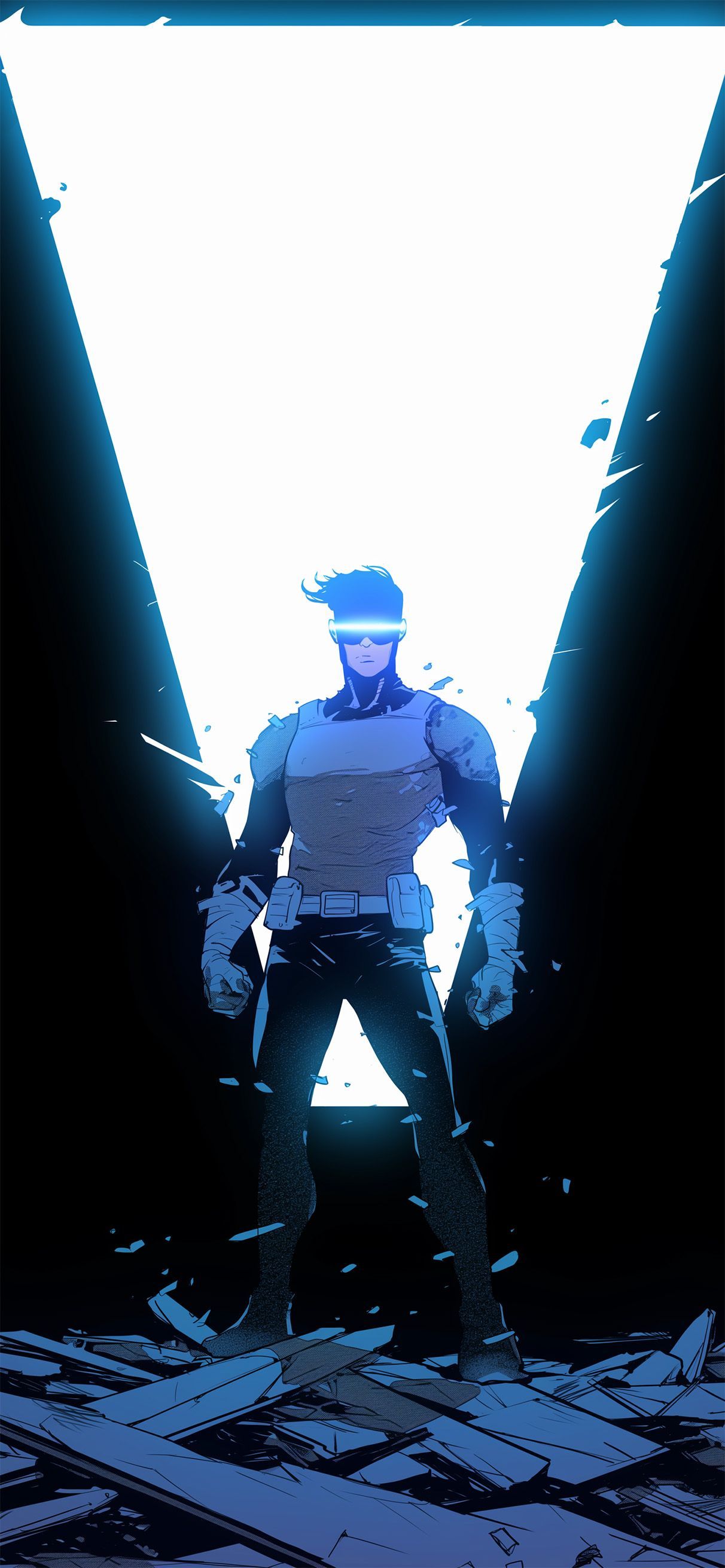 1212x2622 Cyclops X Men Power Time Zone Wallpaper