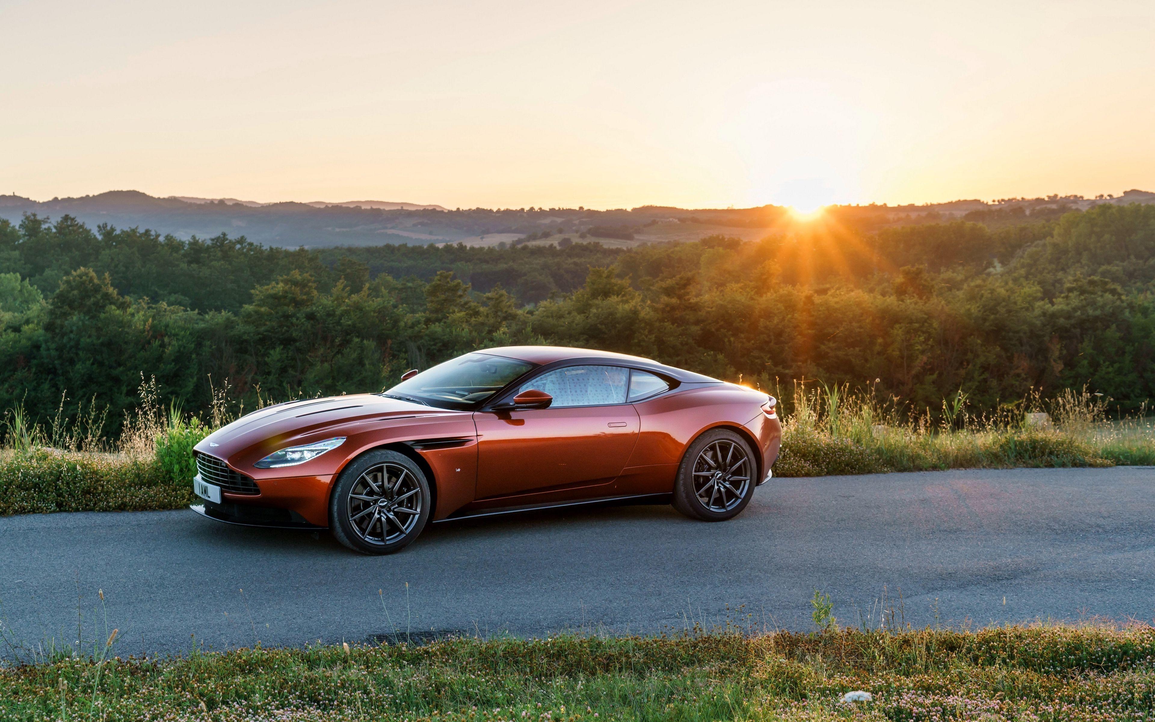 3840x2400 Download wallpaper 3840x2400 aston martin, db side view, sunset 4k ultra HD 16:10 HD background