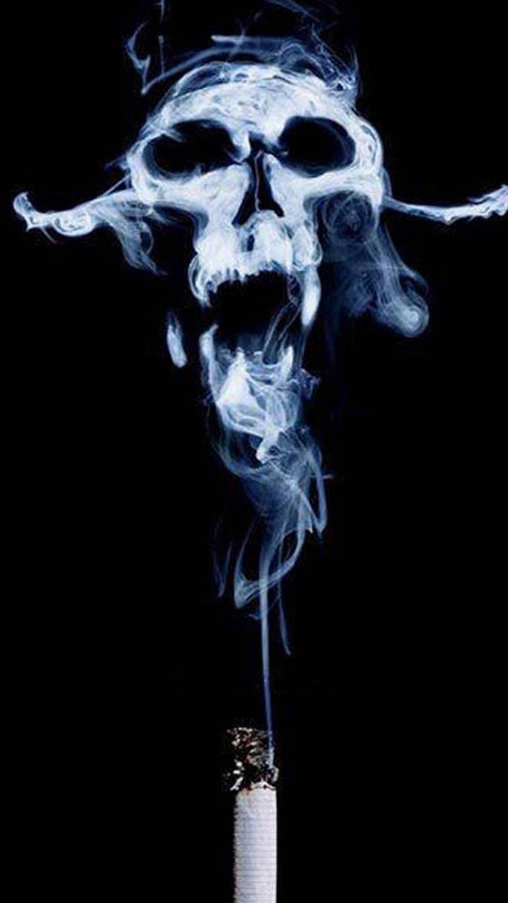 720x1280 Skull Of Smoke wallpaper