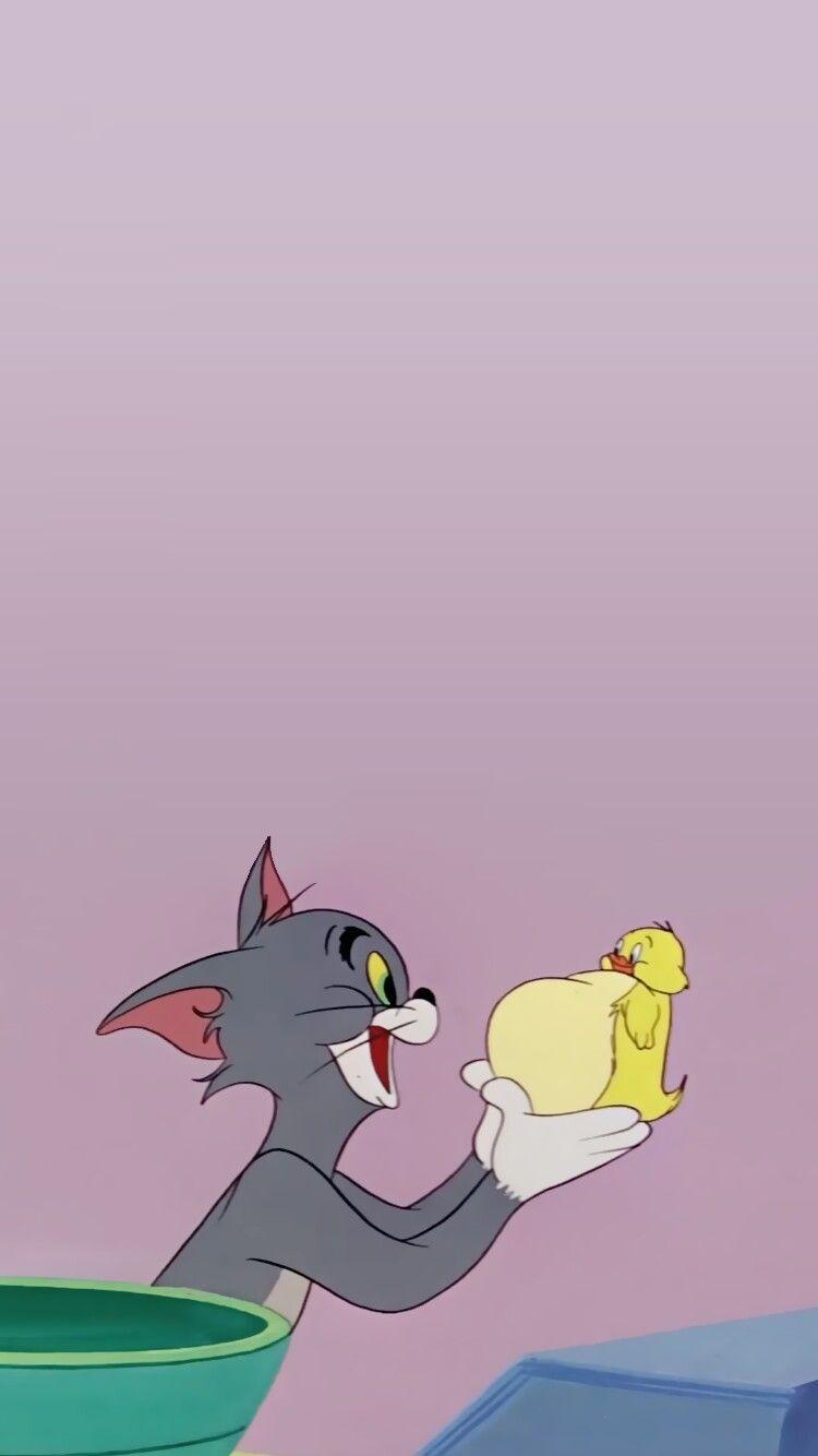750x1334 TOM AND JERRY. Cute cartoon wallpaper