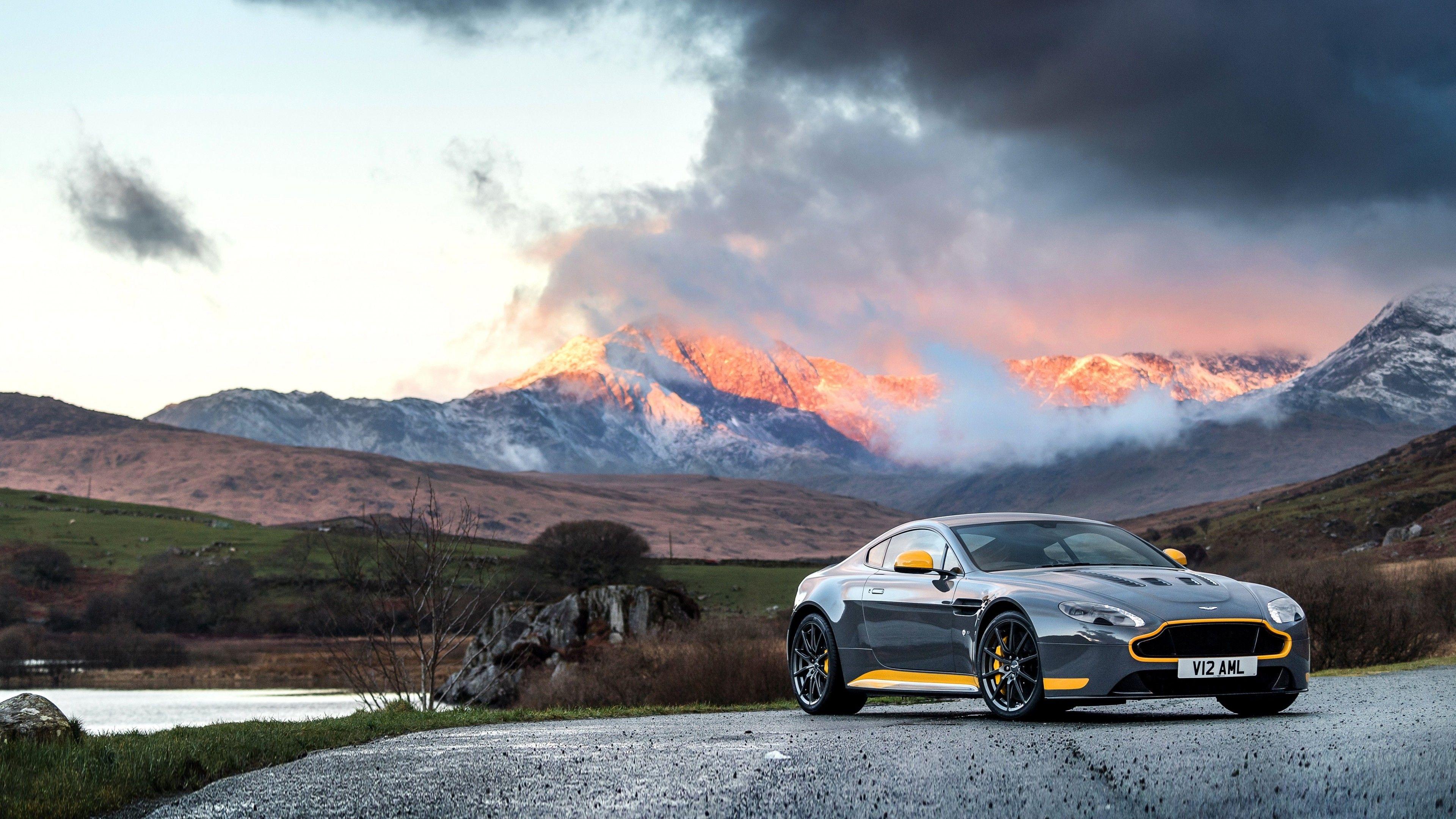 3840x2160 Wallpaper Aston Martin Vantage GT supercar, coupe, volcano
