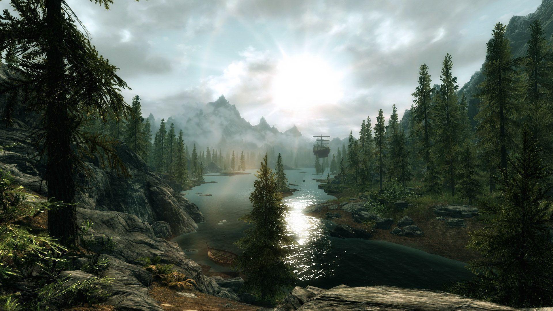 Skyrim Landscape Wallpapers Top Free Skyrim Landscape Backgrounds 