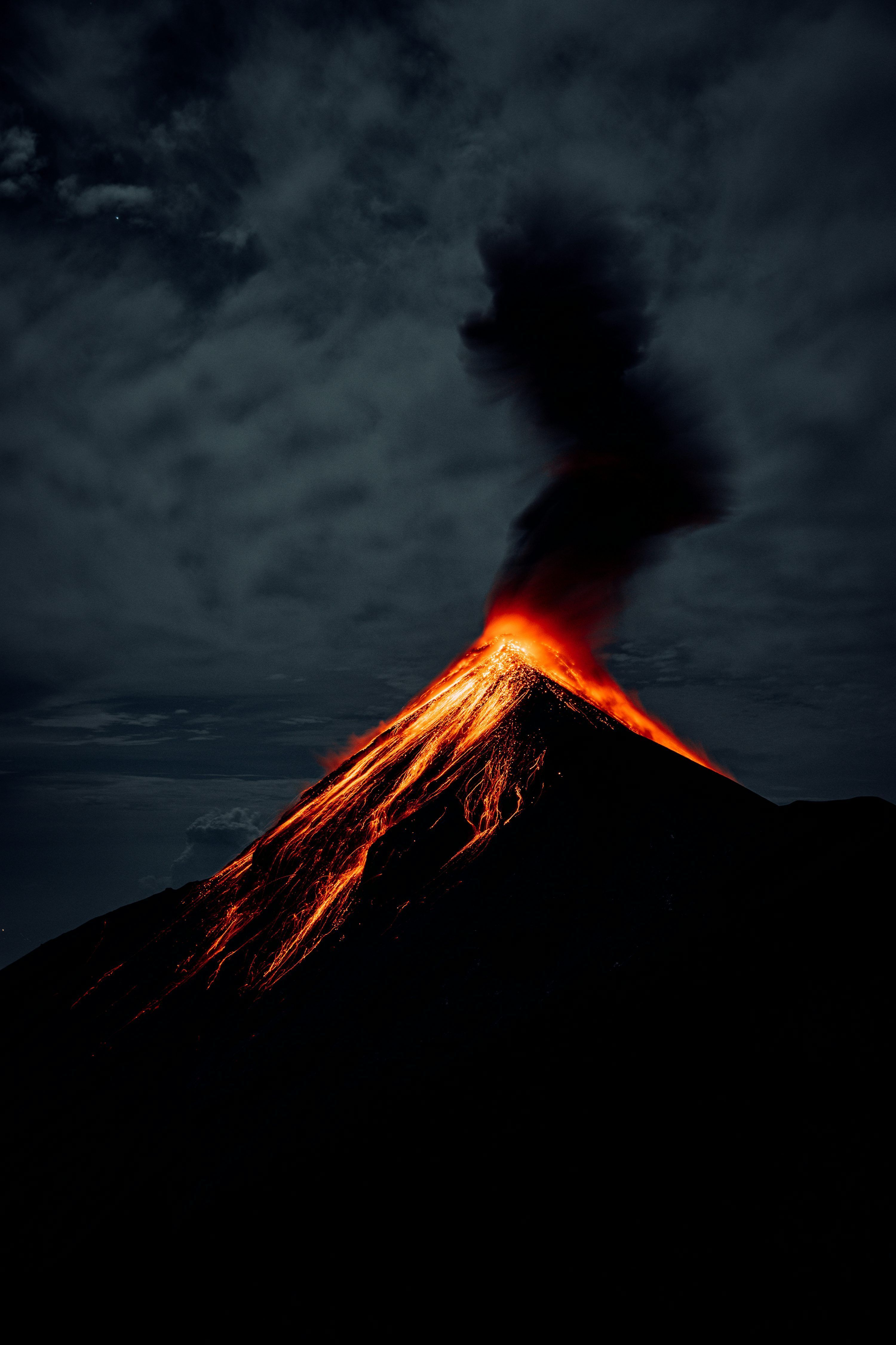 3000x4500 Volcano Eruption Picture. Download Free Image