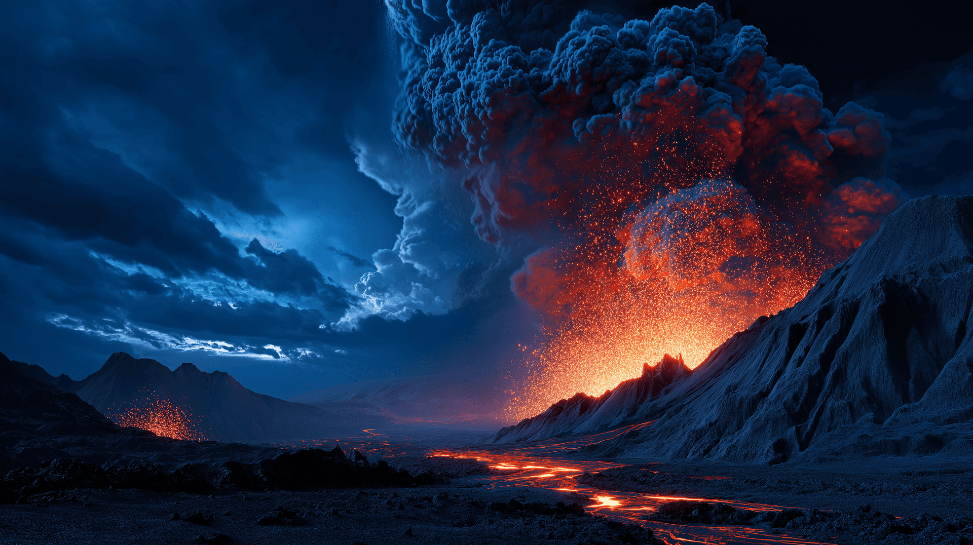 1920x1076 Fiery Sunset Clouds Kitchen Backsplash