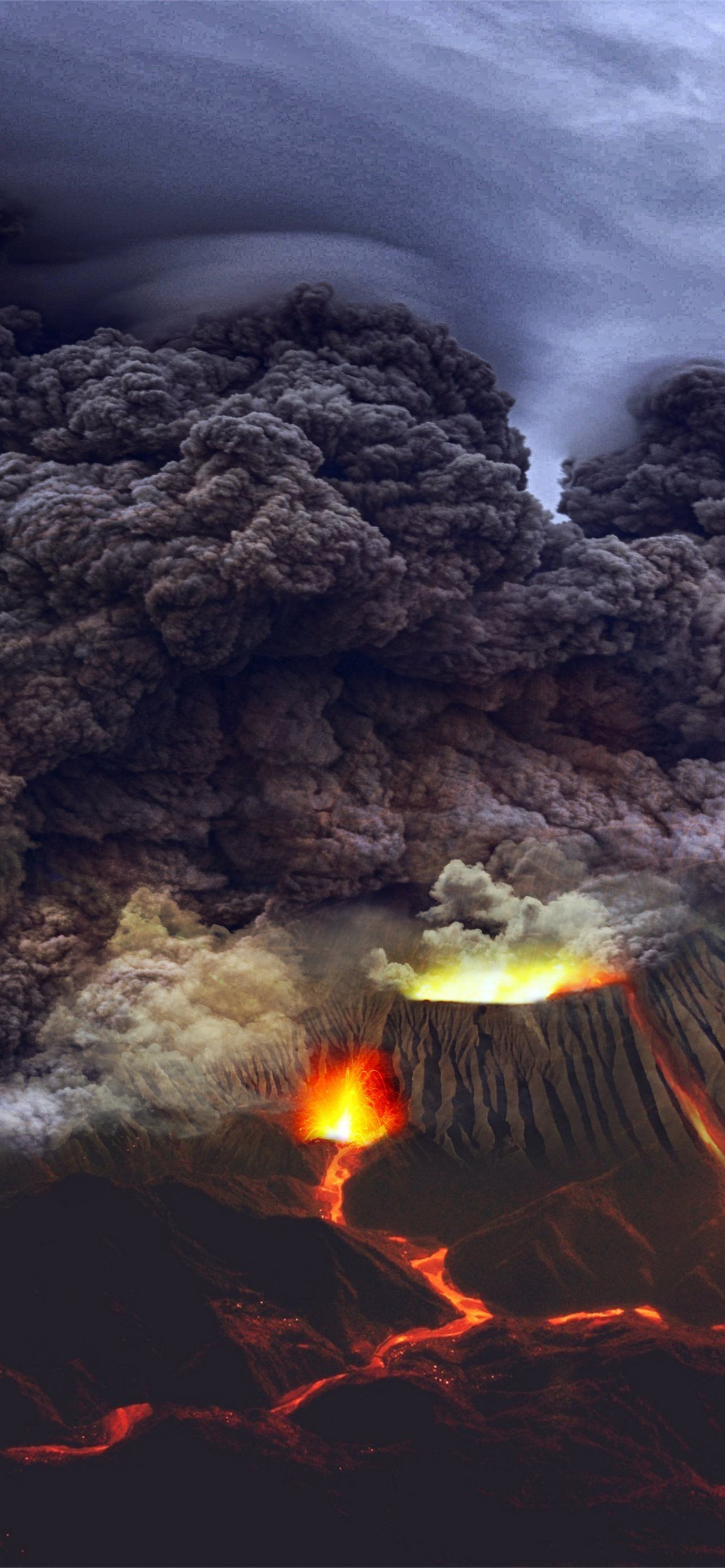 1284x2778 eruption volcano clouds samsung galaxy s8 samsung. iPhone Wallpaper Free Download