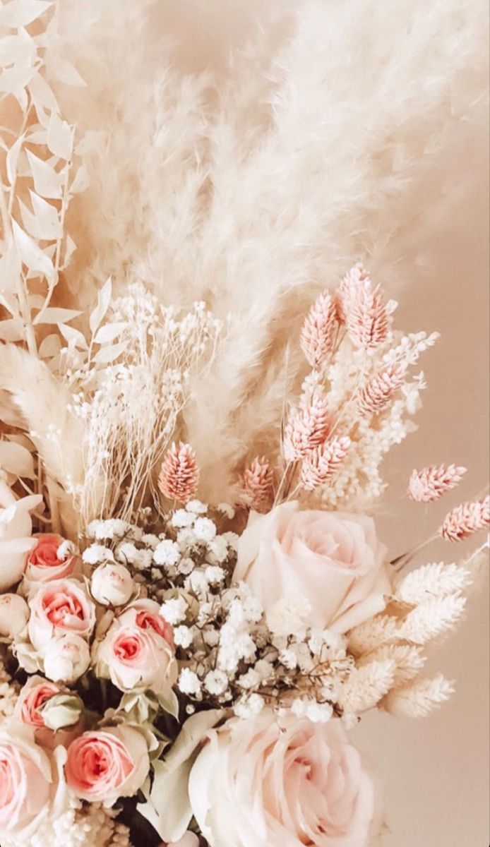 694x1200 trockenblumen #dried #flower #aesthetic #wedding #wallpaper #iphone # background #pink #vintage