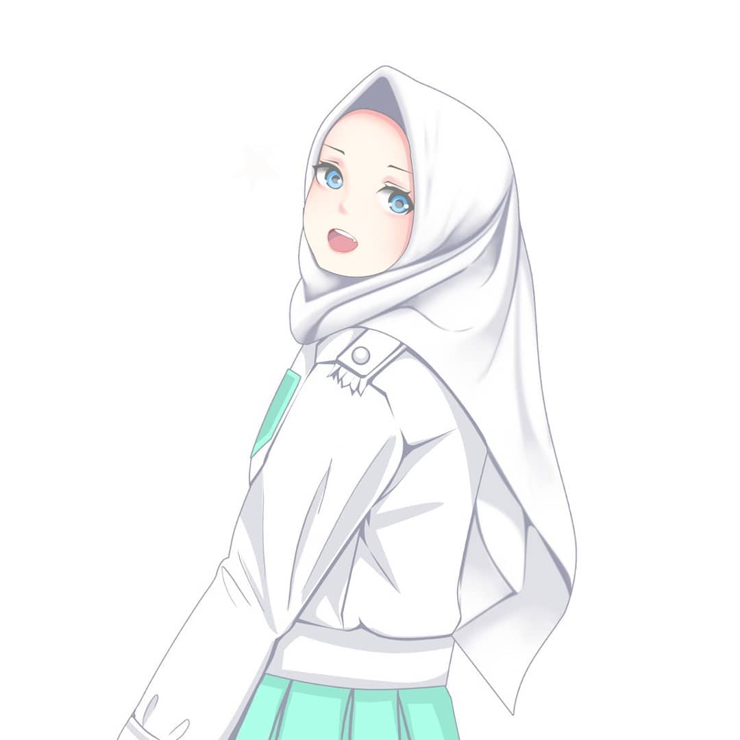 Anime Girl Wallpaper Hijab gambar ke 1