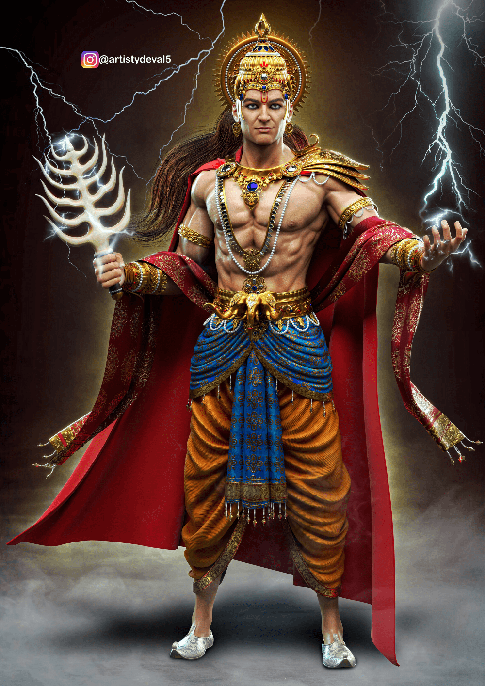 1000x1415 Indra: God of Thunder, Yash Deval