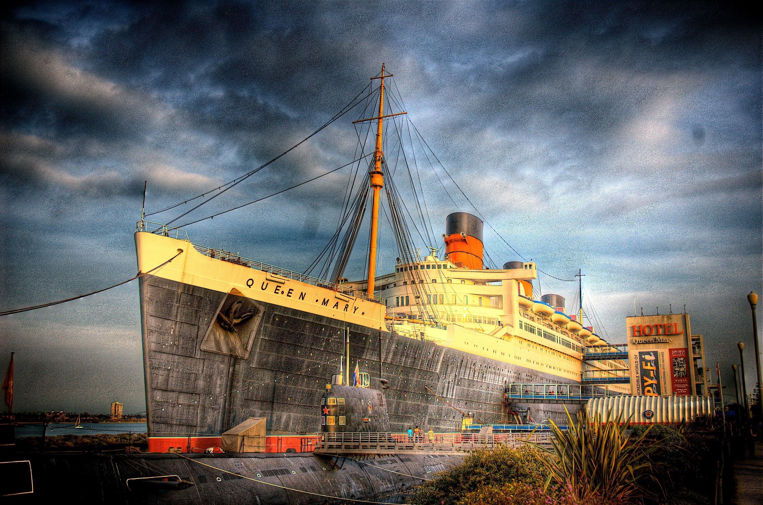 3039x2014 Queen Mary, Ships, HD Wallpaper